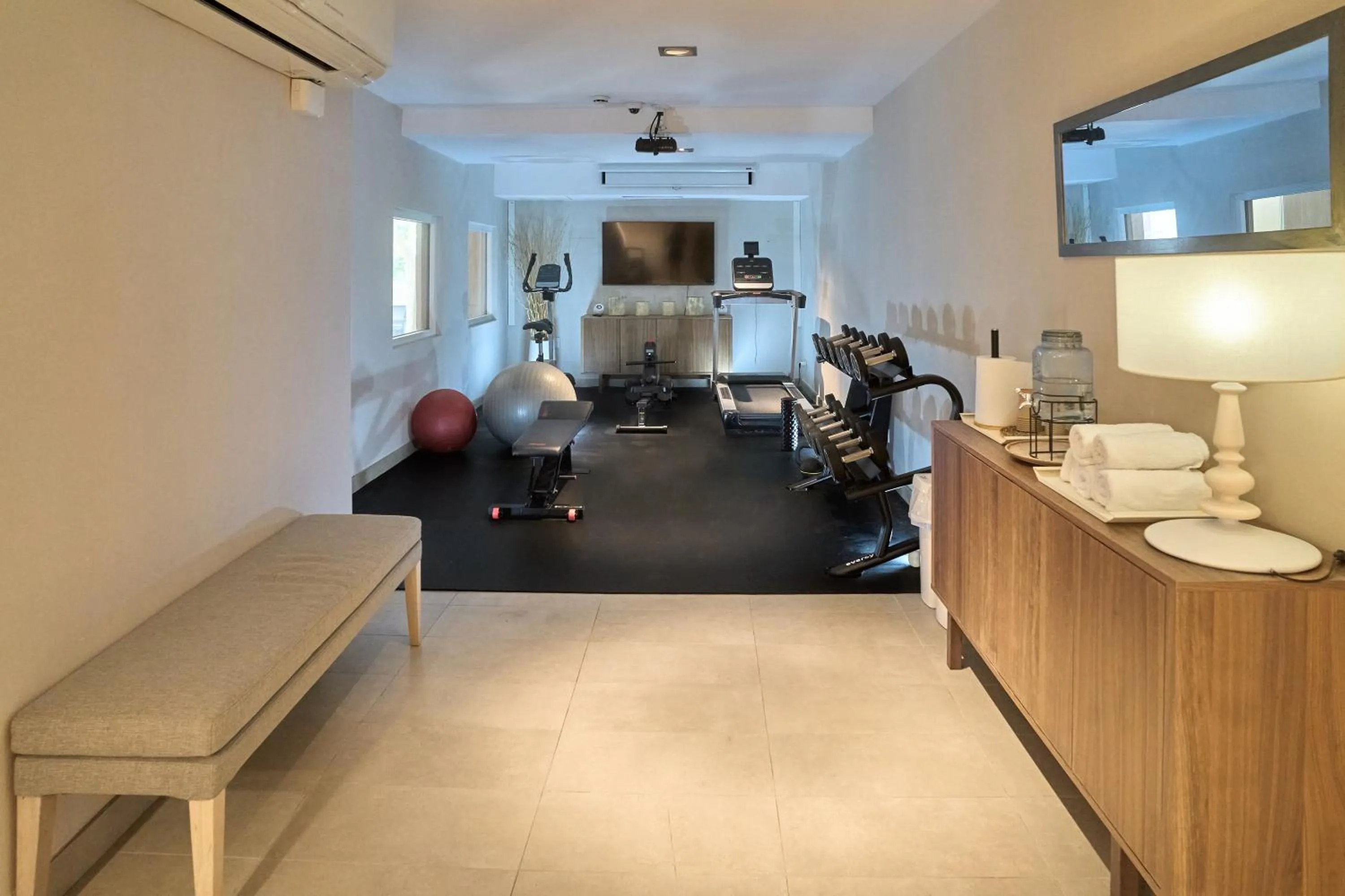 Fitness centre/facilities in Hotel Omnium