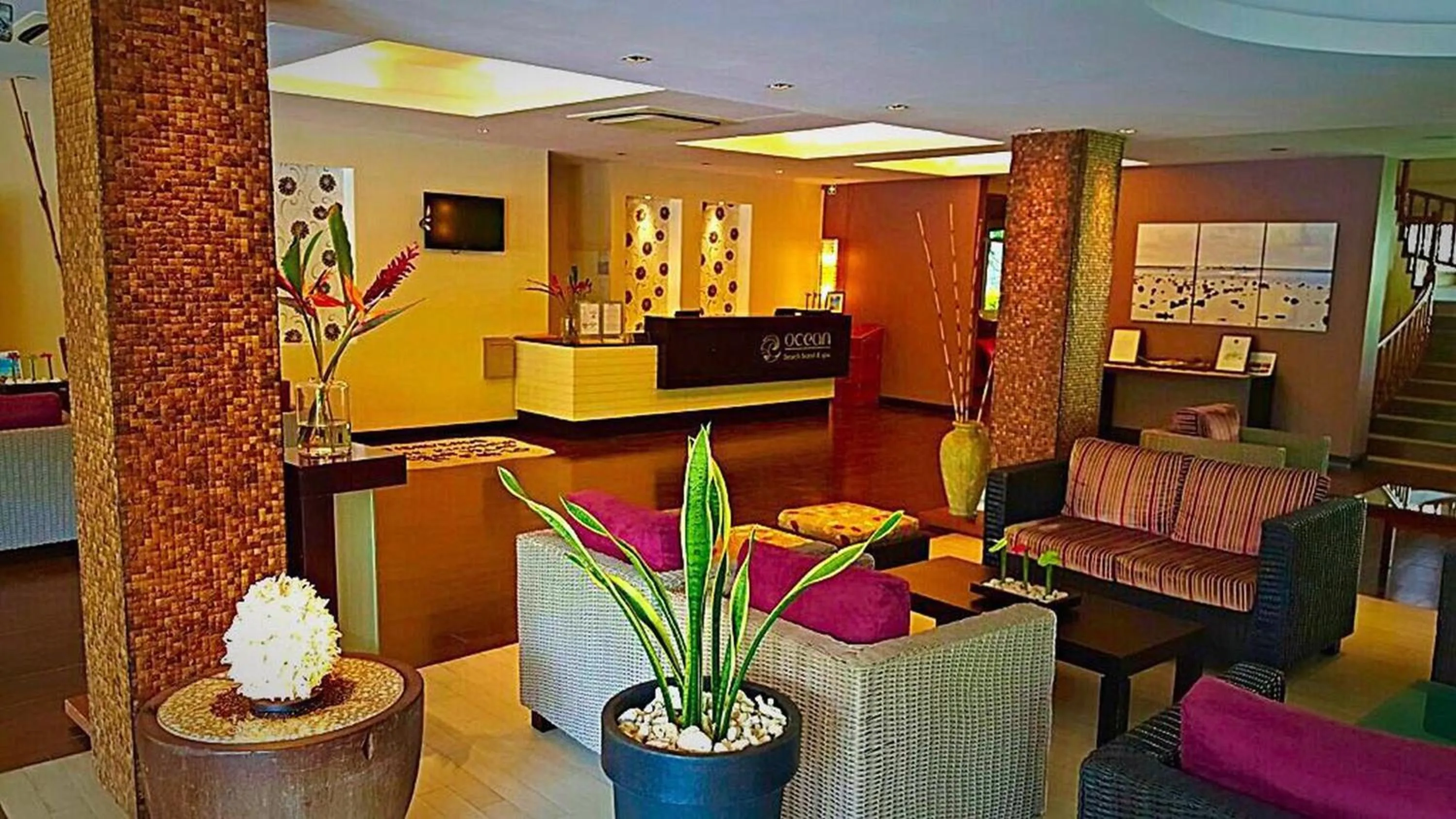 Lobby or reception in Ocean Villas Apart Hotel