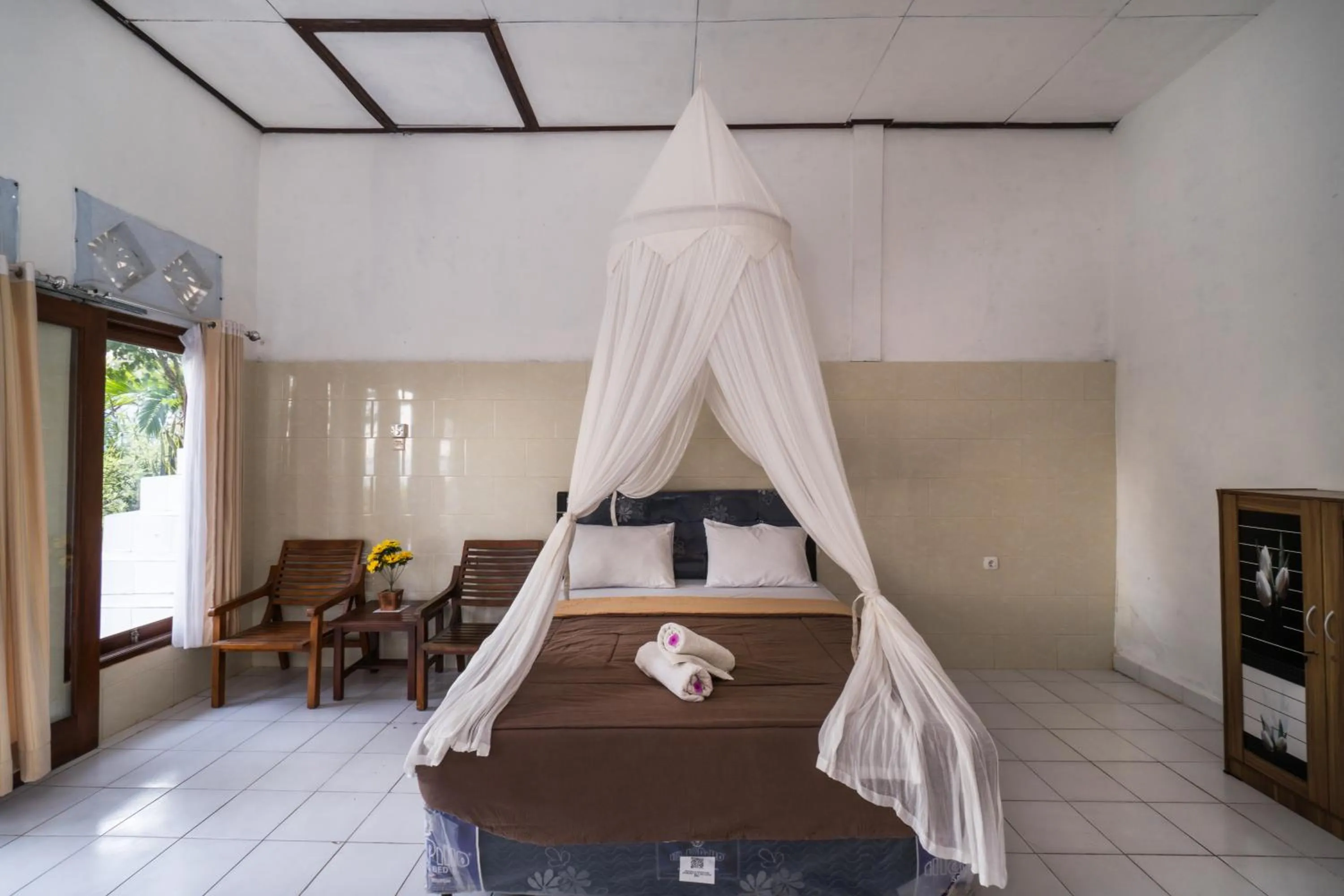 Bed in Kusuma Abiakta Sea Side Lembongan