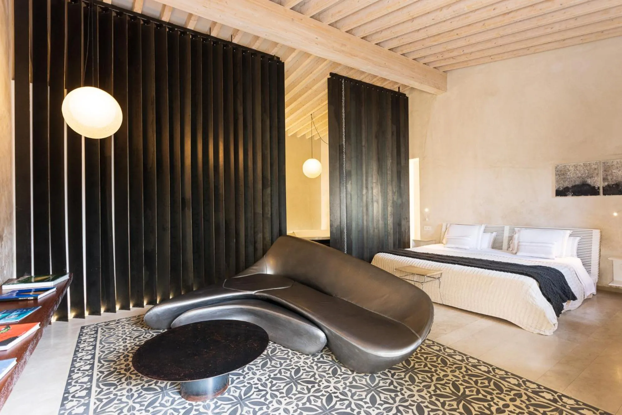 Decorative detail, Bed in Hotel Rural Xereca