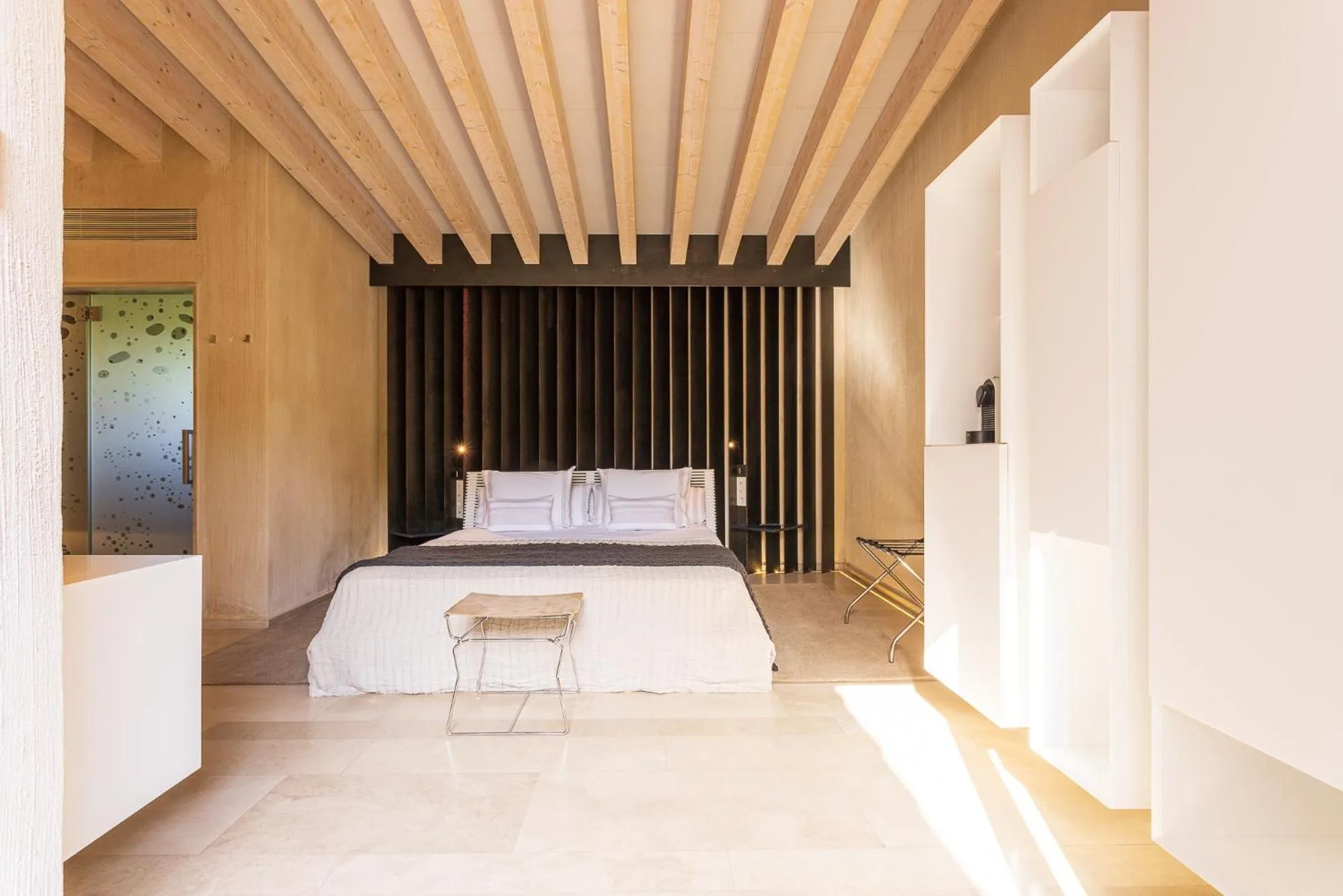 Decorative detail, Bed in Hotel Rural Xereca