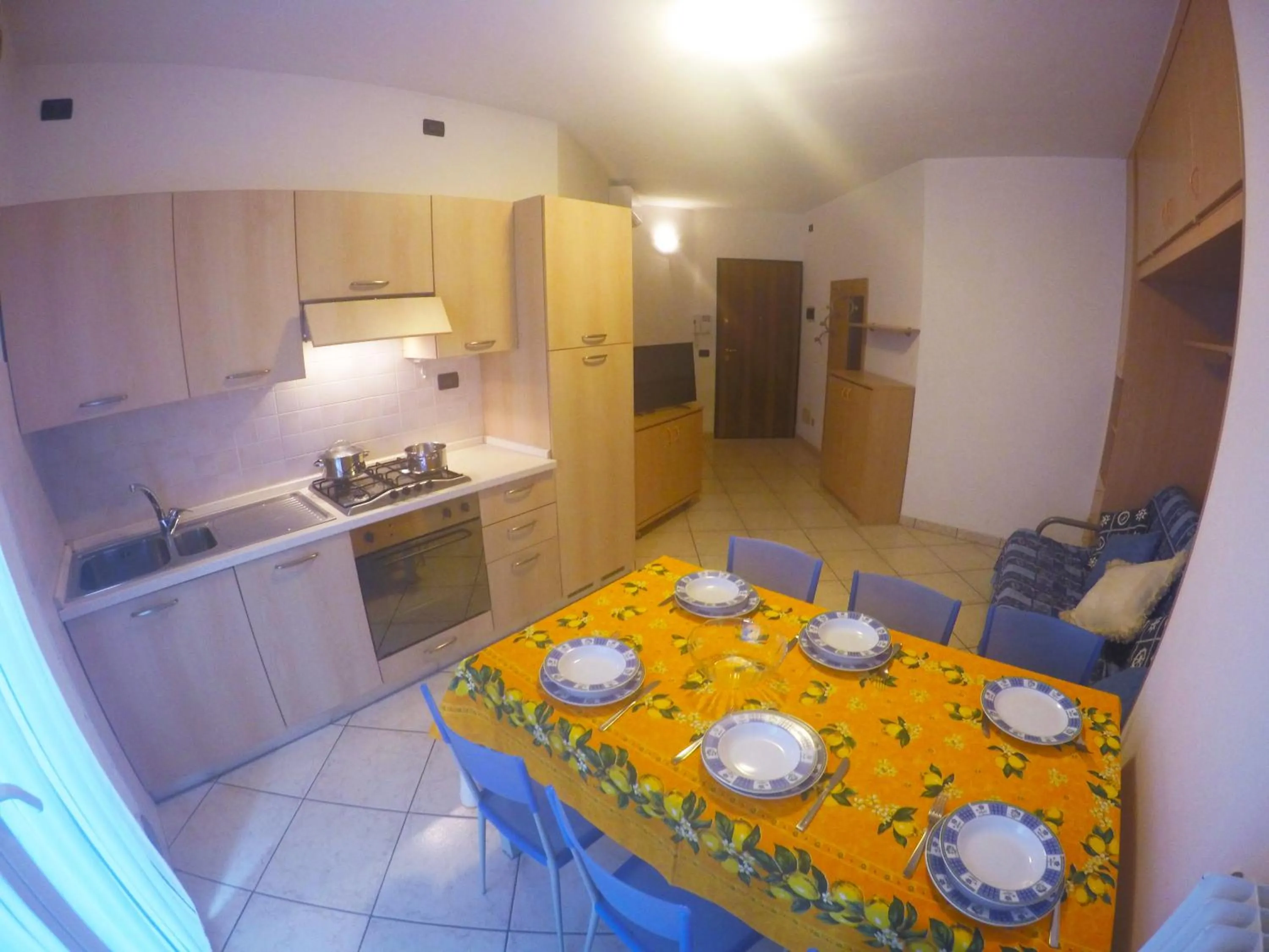 Kitchen or kitchenette in Residence Diana Frontemare - Agenzia Cocal