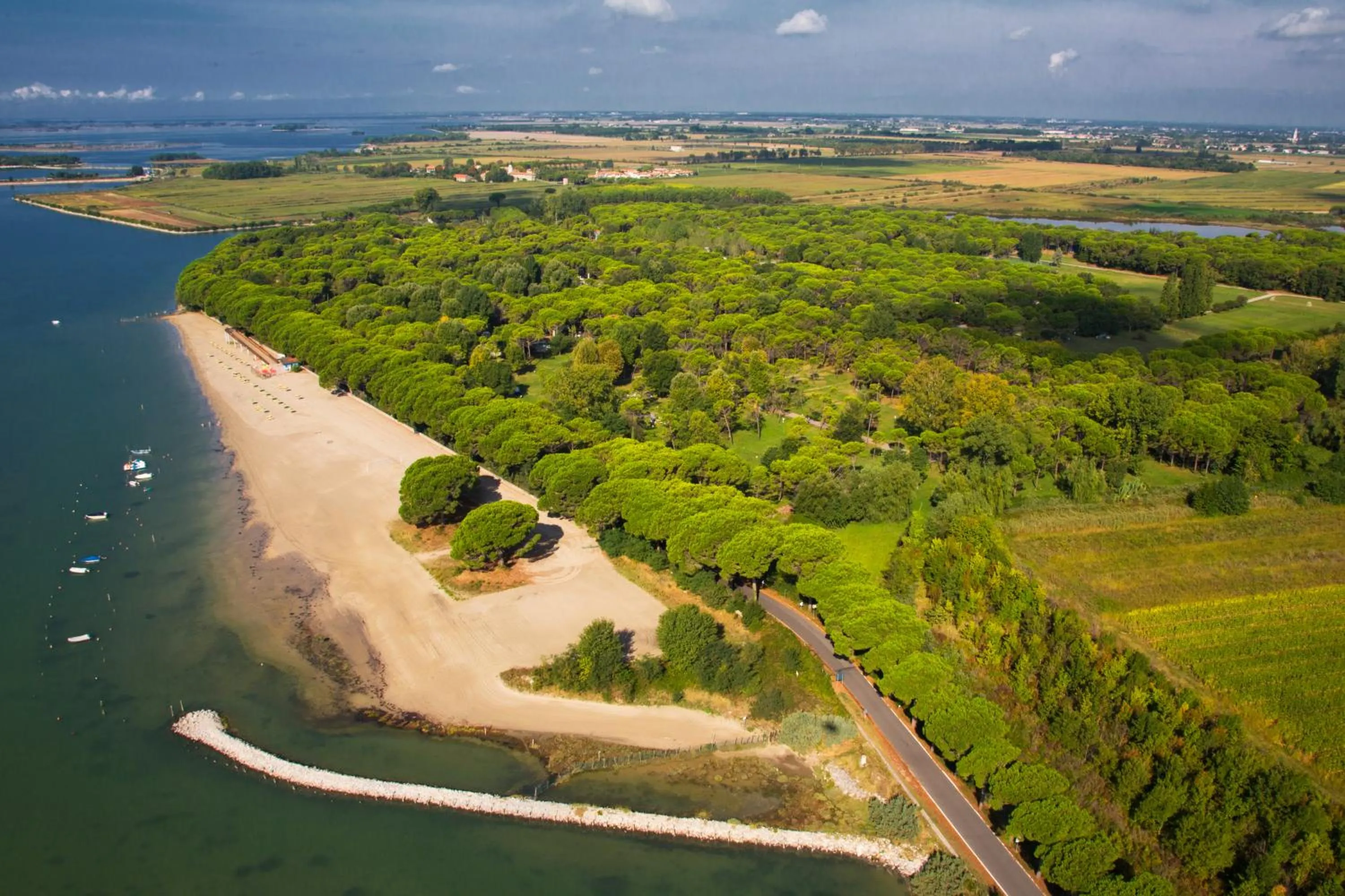 Beach in Belvedere Pineta Camping Village Grado