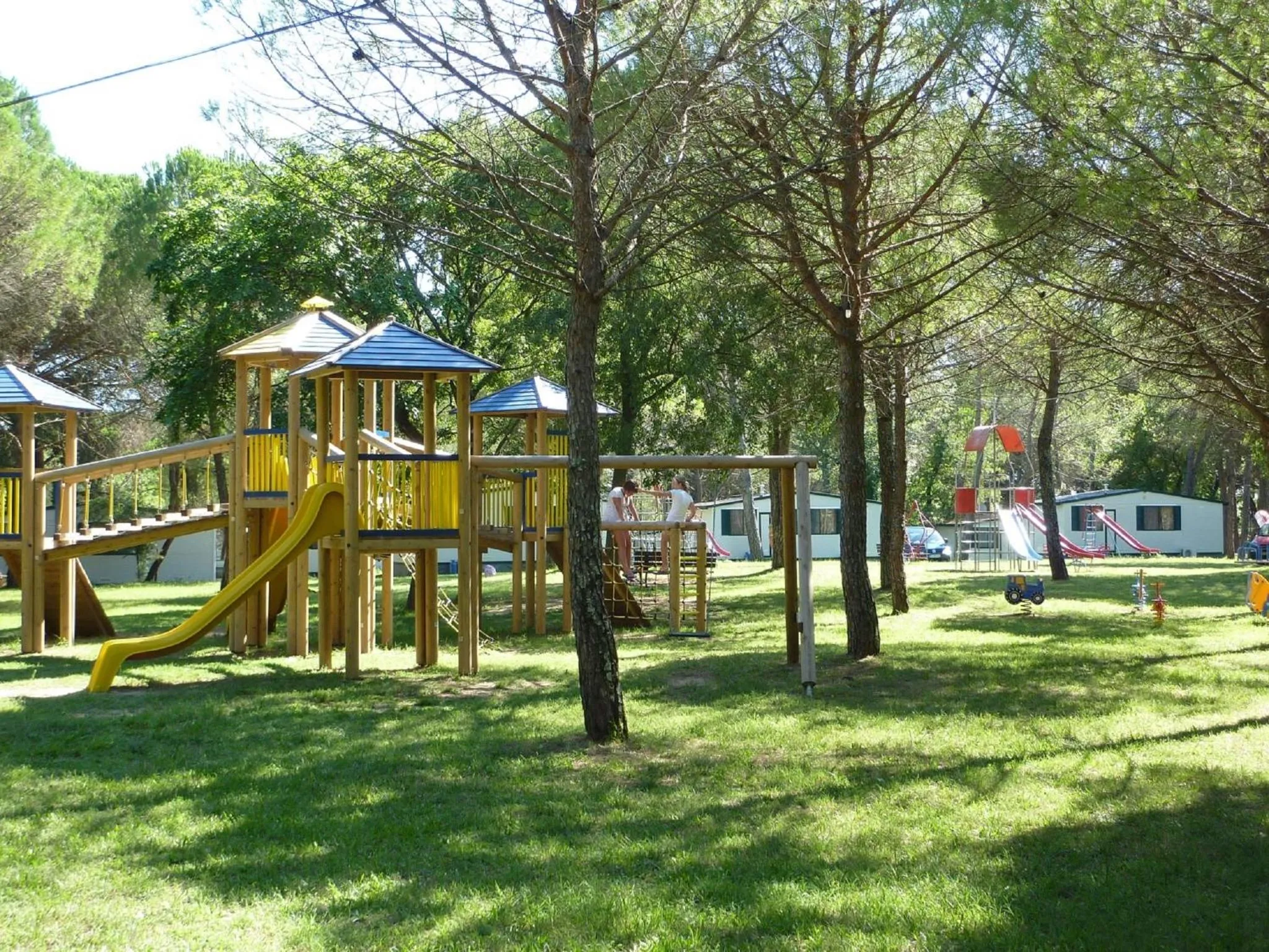 Children play ground in Belvedere Pineta Camping Village Grado