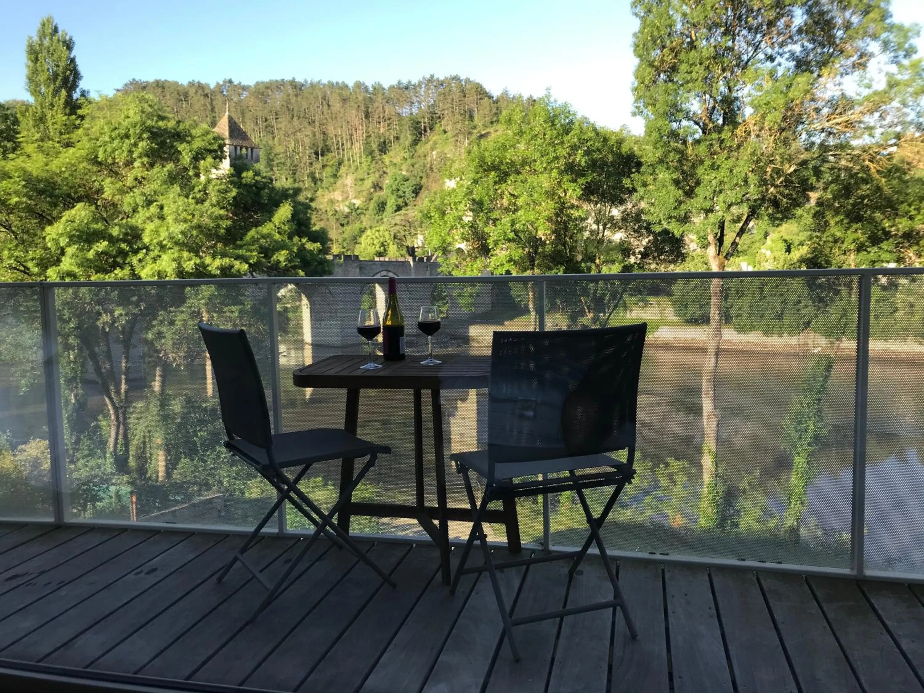 Balcony/Terrace in Best Western Plus Hotel Divona Cahors