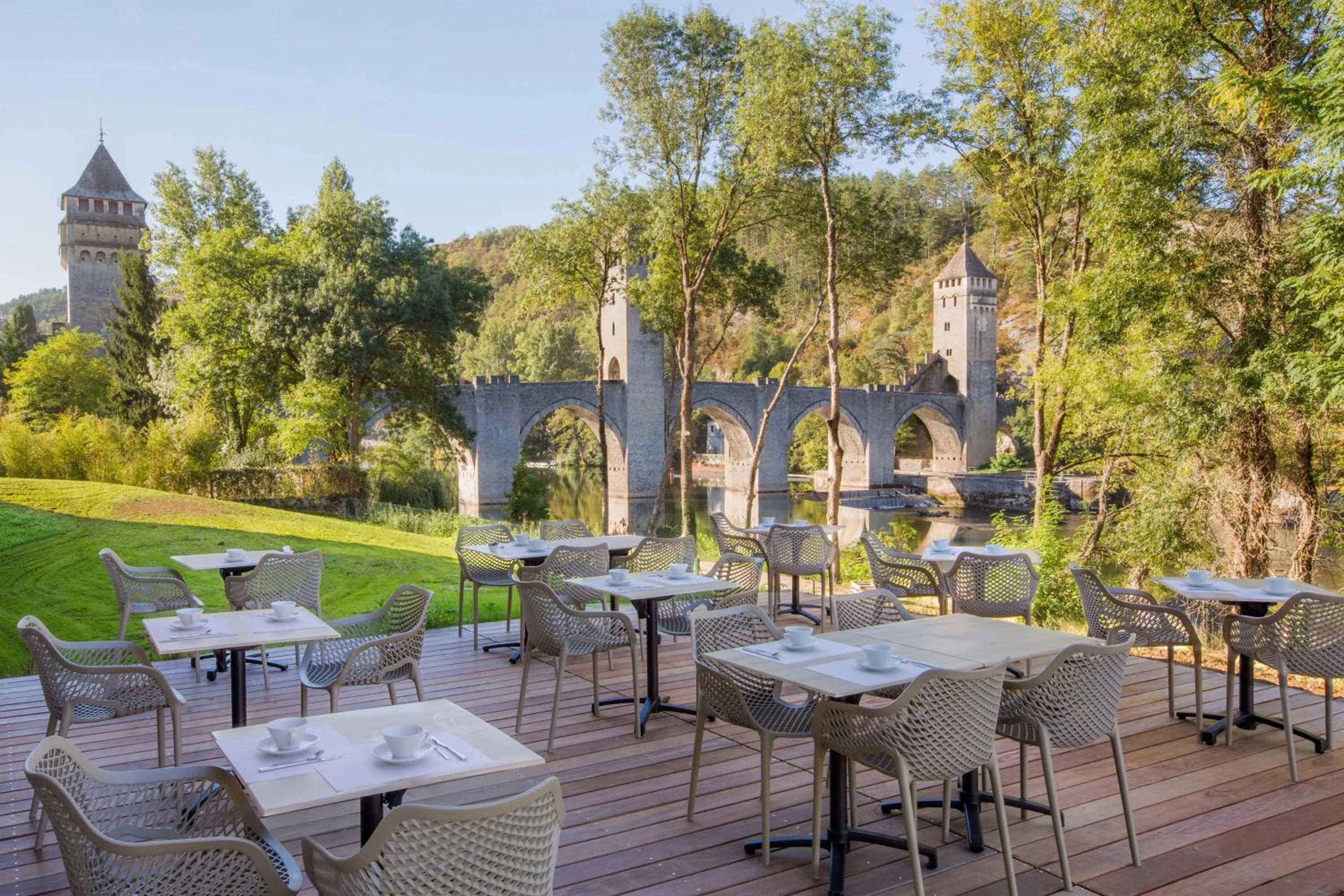 On site in Best Western Plus Hotel Divona Cahors