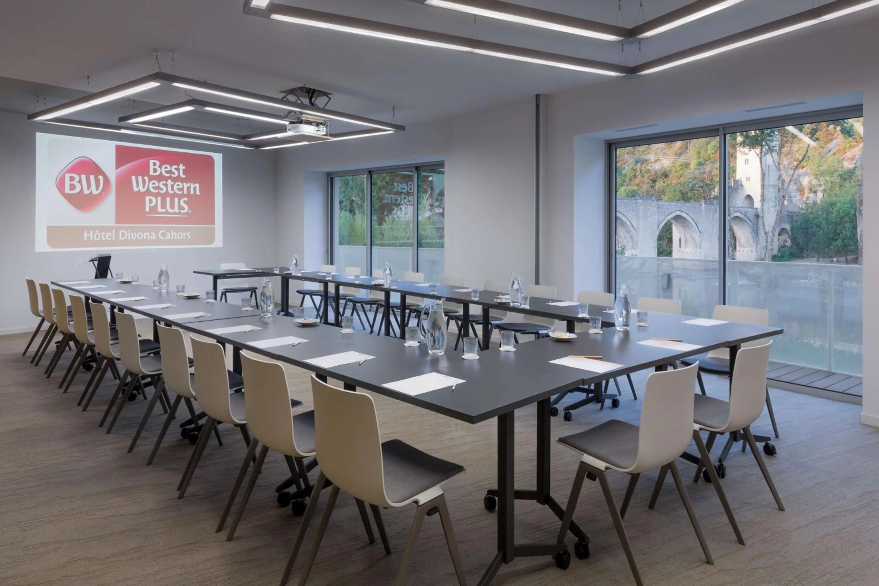 On site in Best Western Plus Hotel Divona Cahors