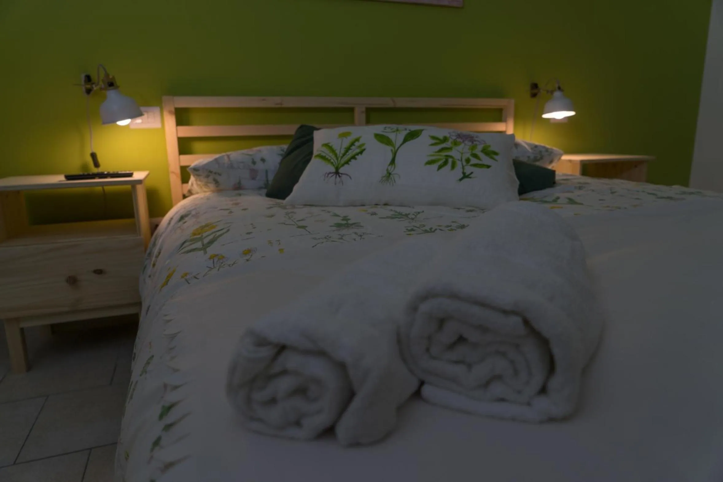 Decorative detail, Bed in My Room in Trani