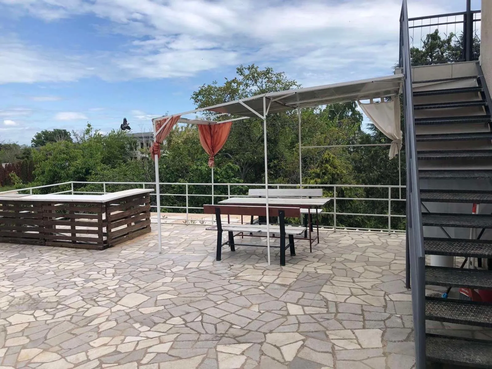 Patio in SURF House Villa Rose I Po3a l