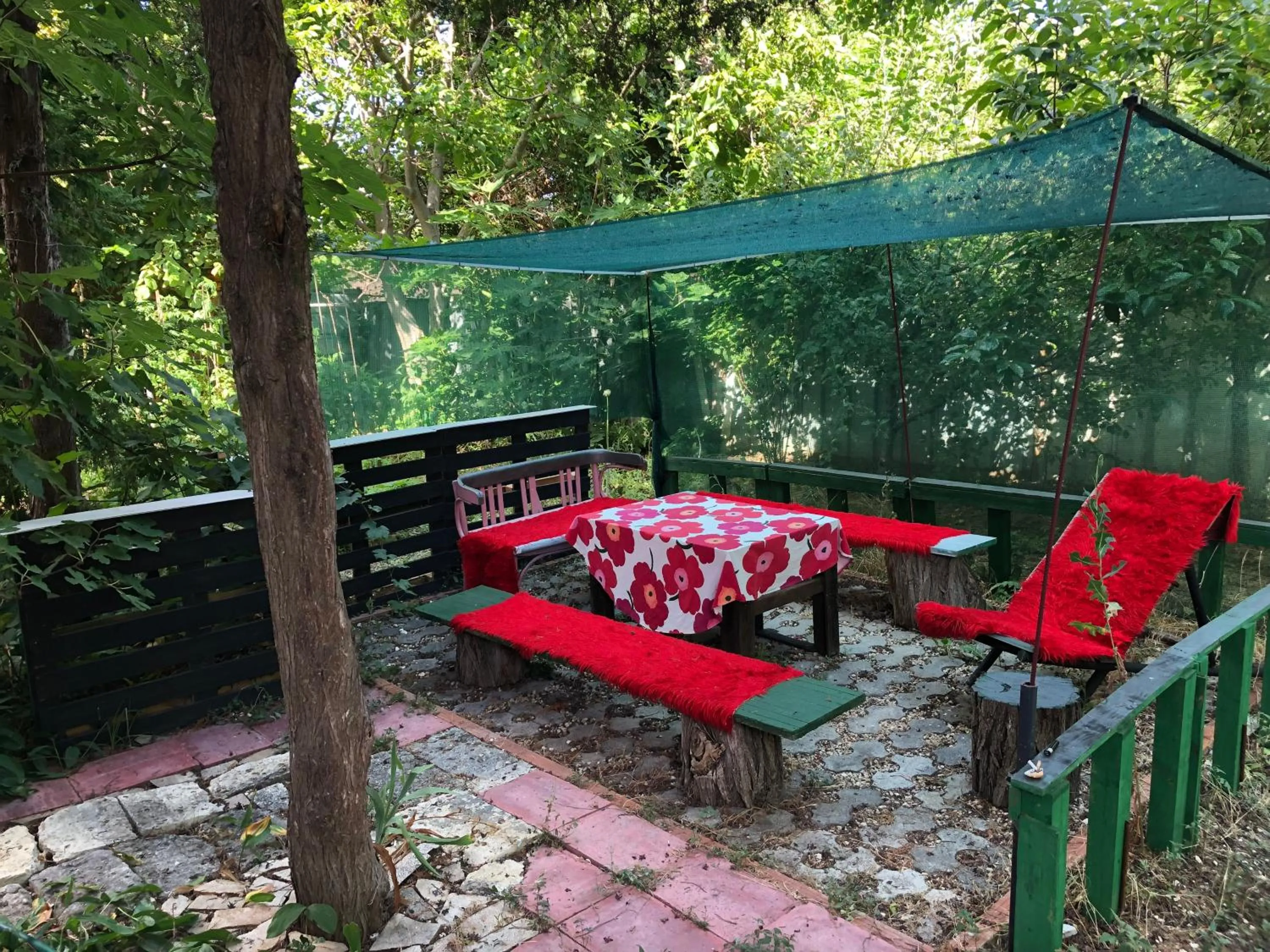 Garden in SURF House Villa Rose I Po3a l