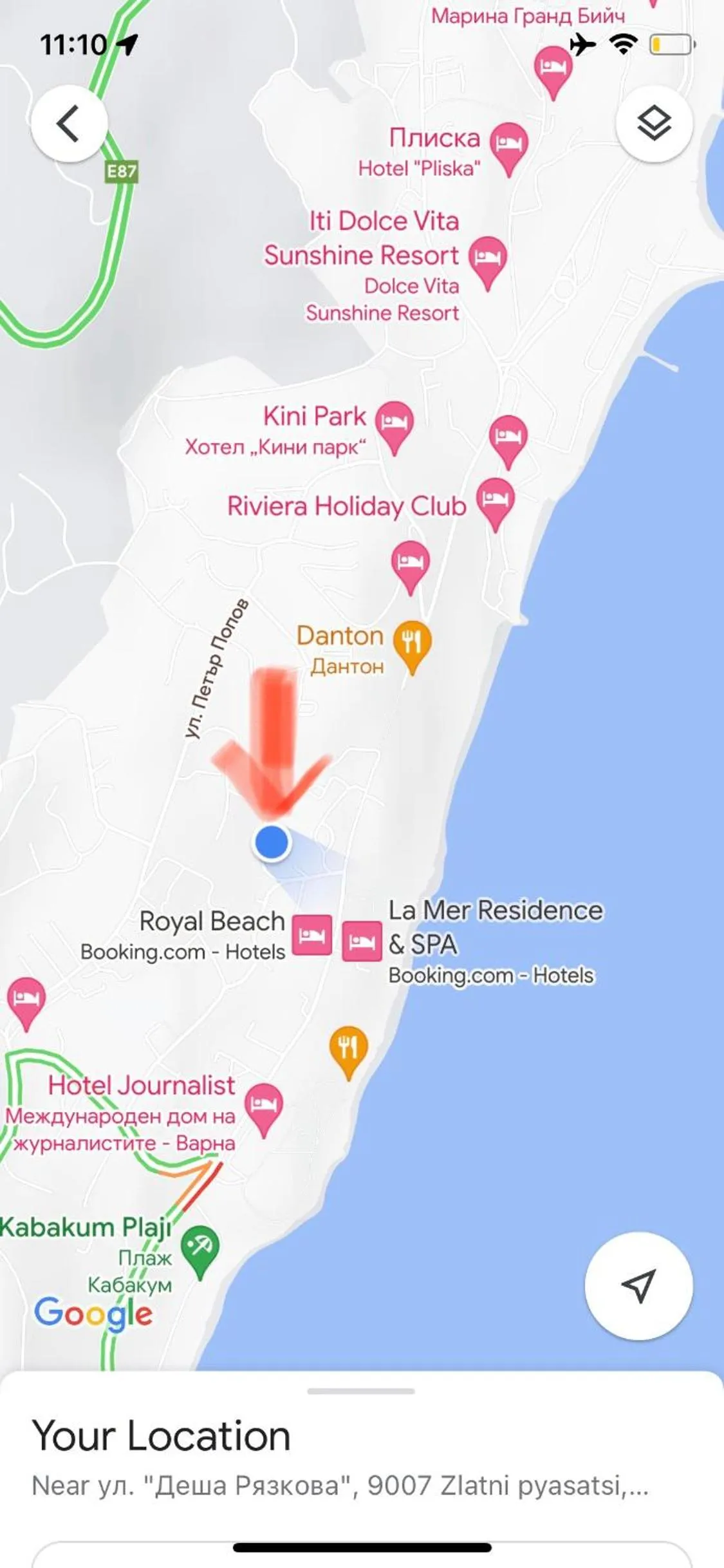 Text overlay in SURF House Villa Rose I Po3a l