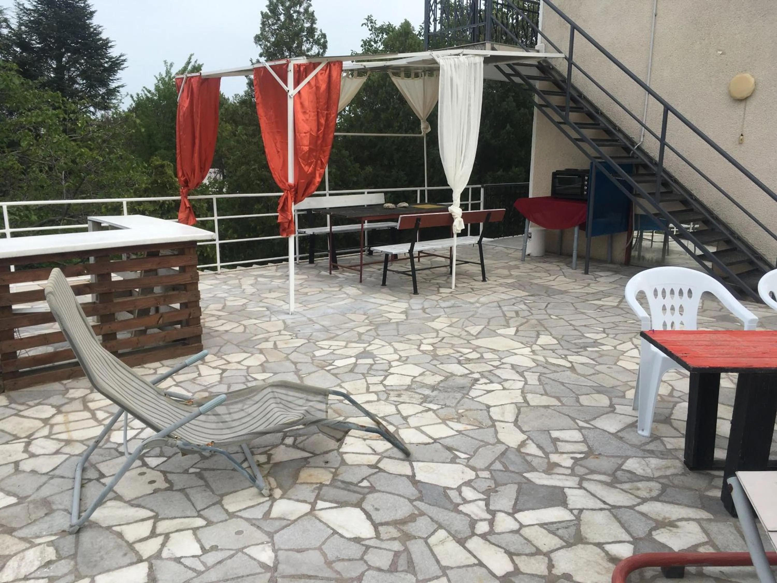 Patio in SURF House Villa Rose I Po3a l