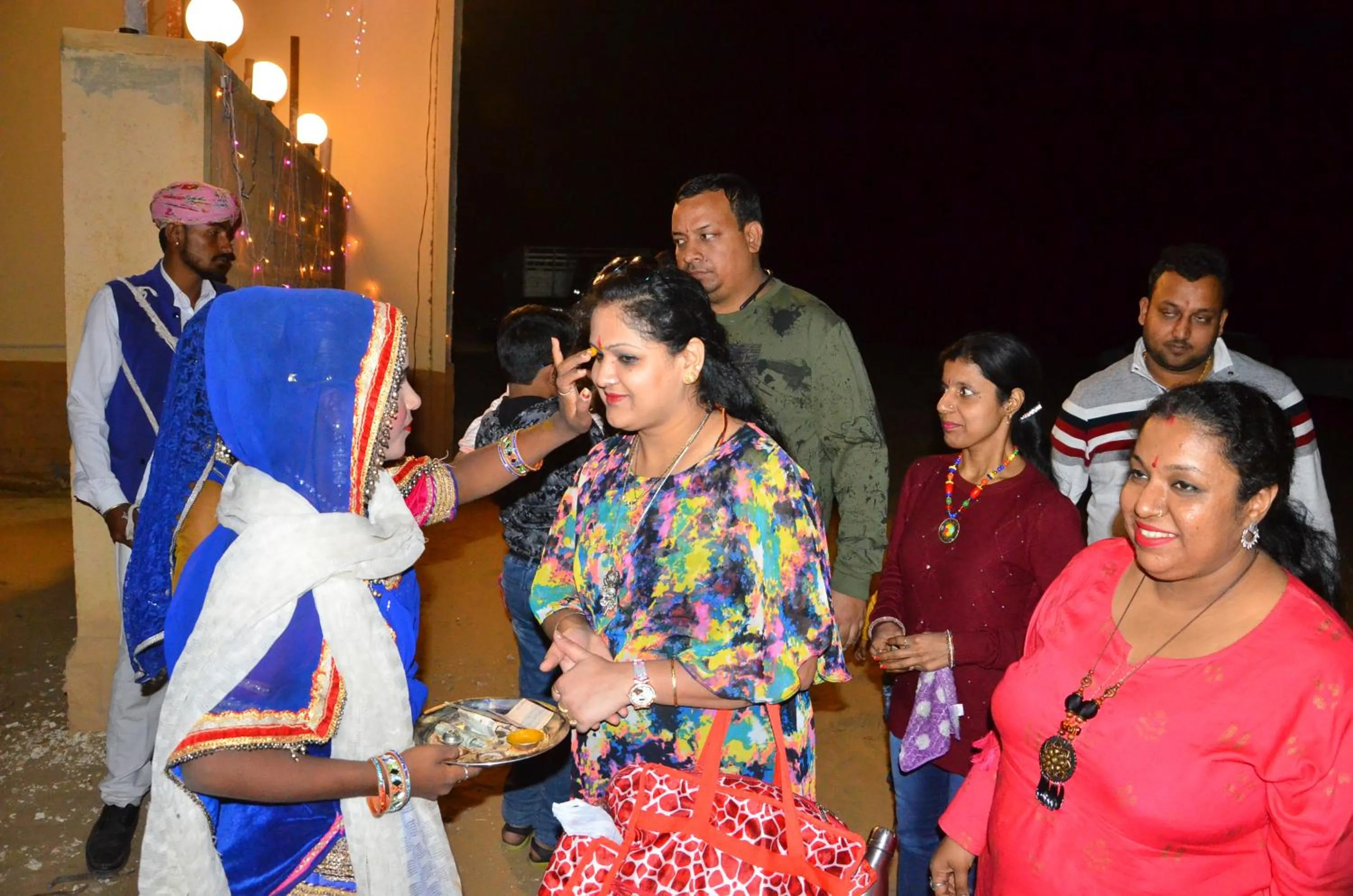 People in Sky Desert Safari