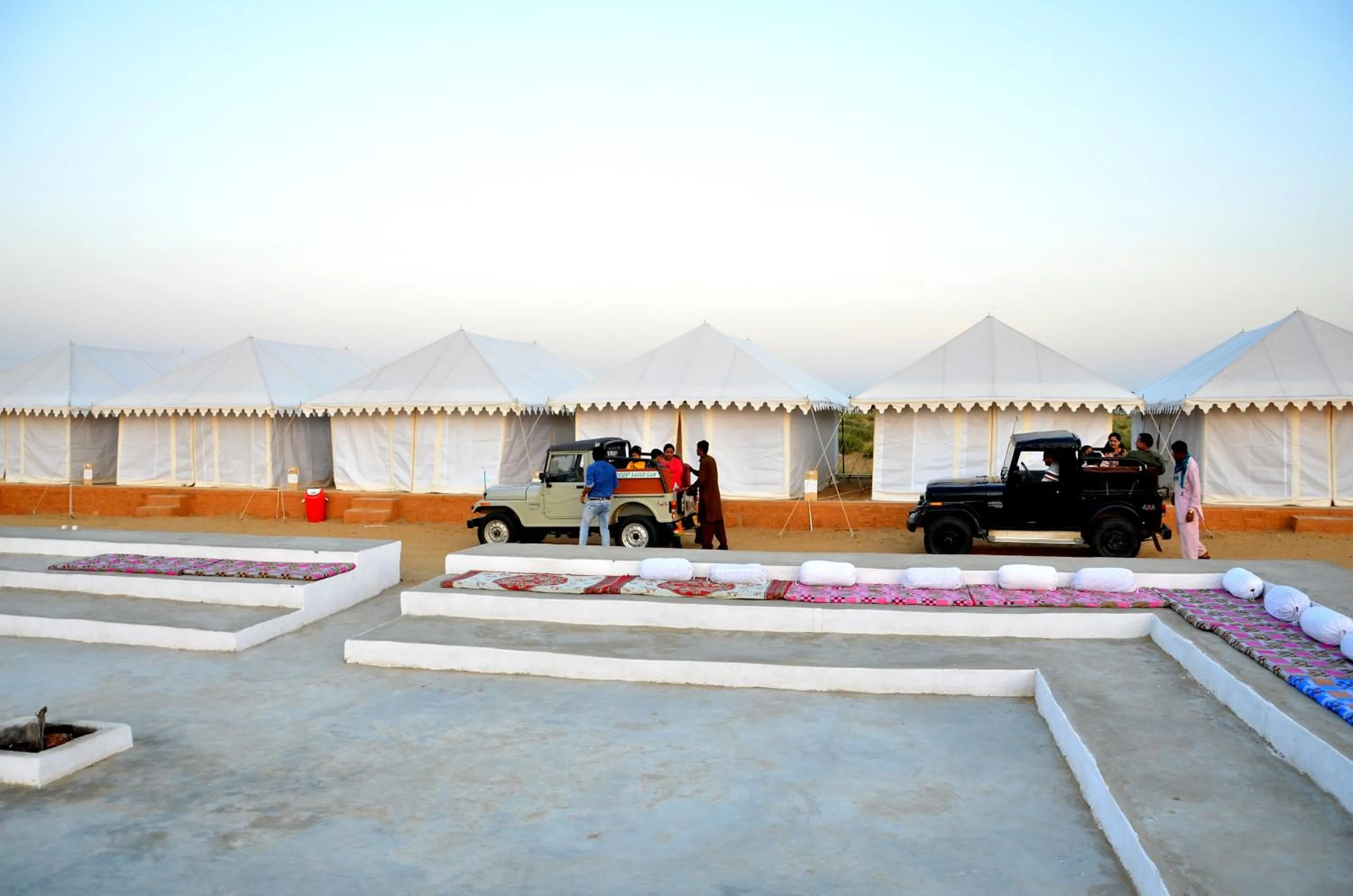 Facade/entrance in Sky Desert Safari