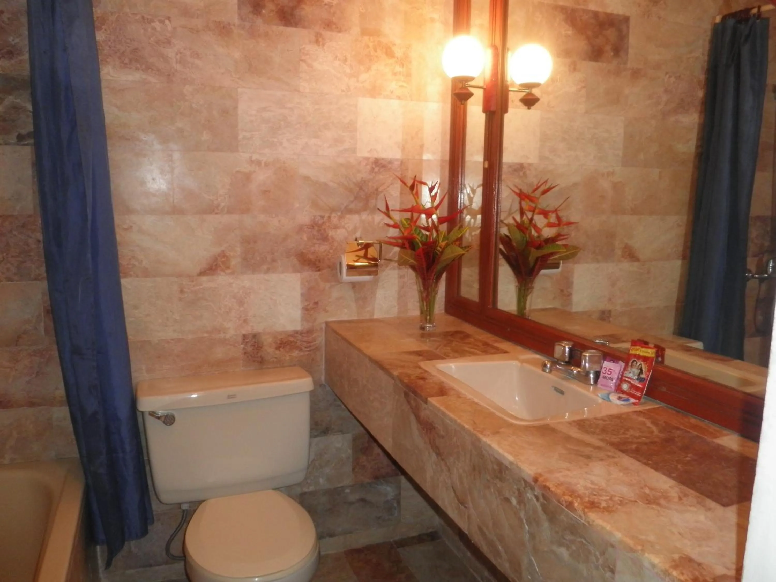 Toilet in Blue Crystal Beach Resort