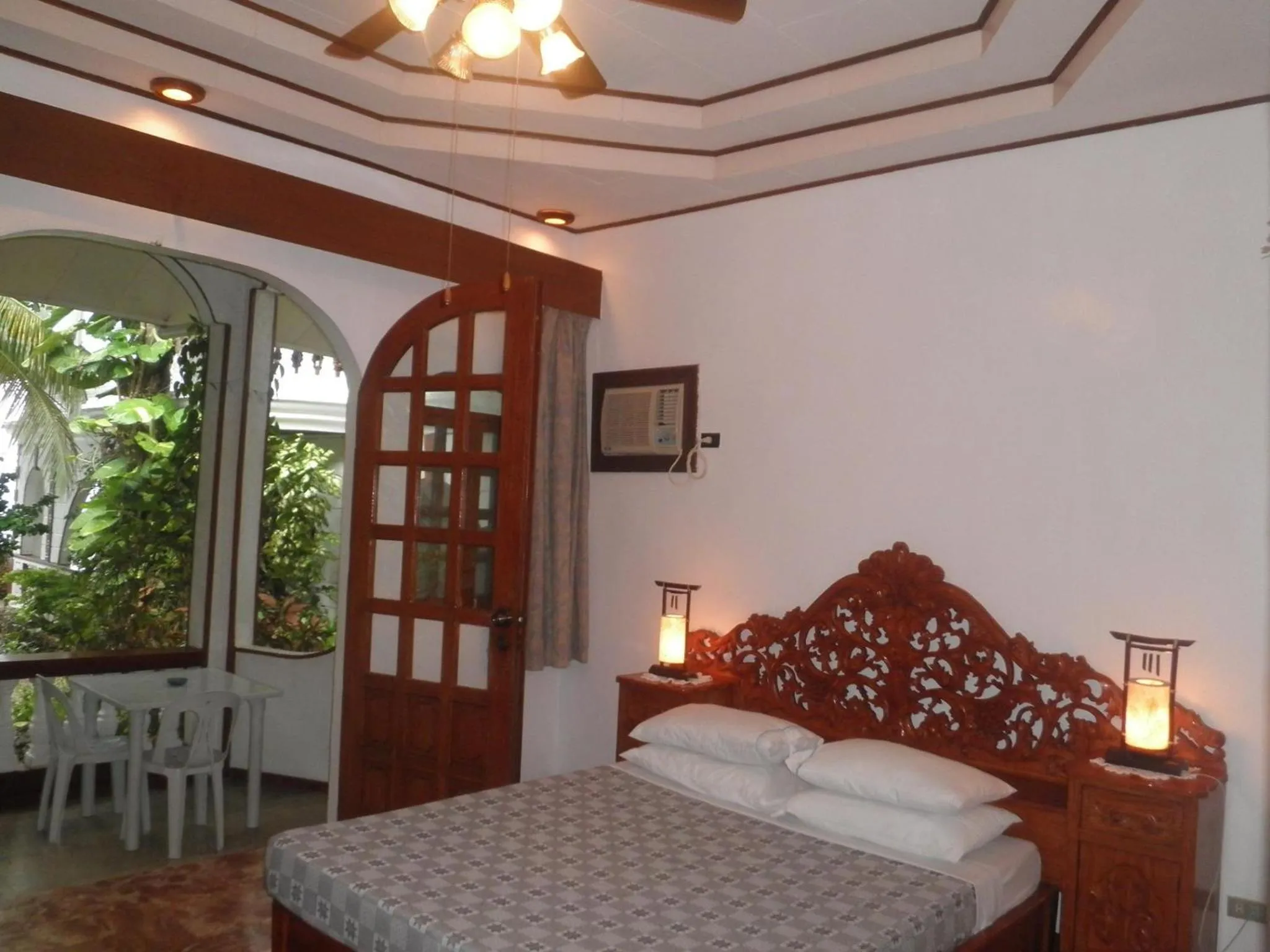 Bed in Blue Crystal Beach Resort