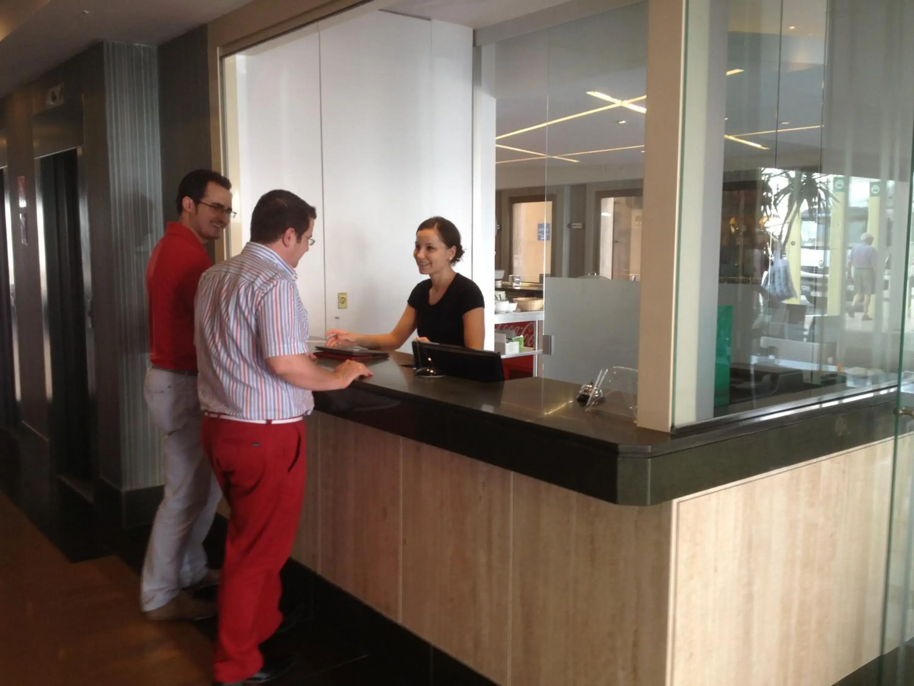 Lobby or reception in Apartahotel Aguadulce Lobby or reception in Apartahotel Aguadulce