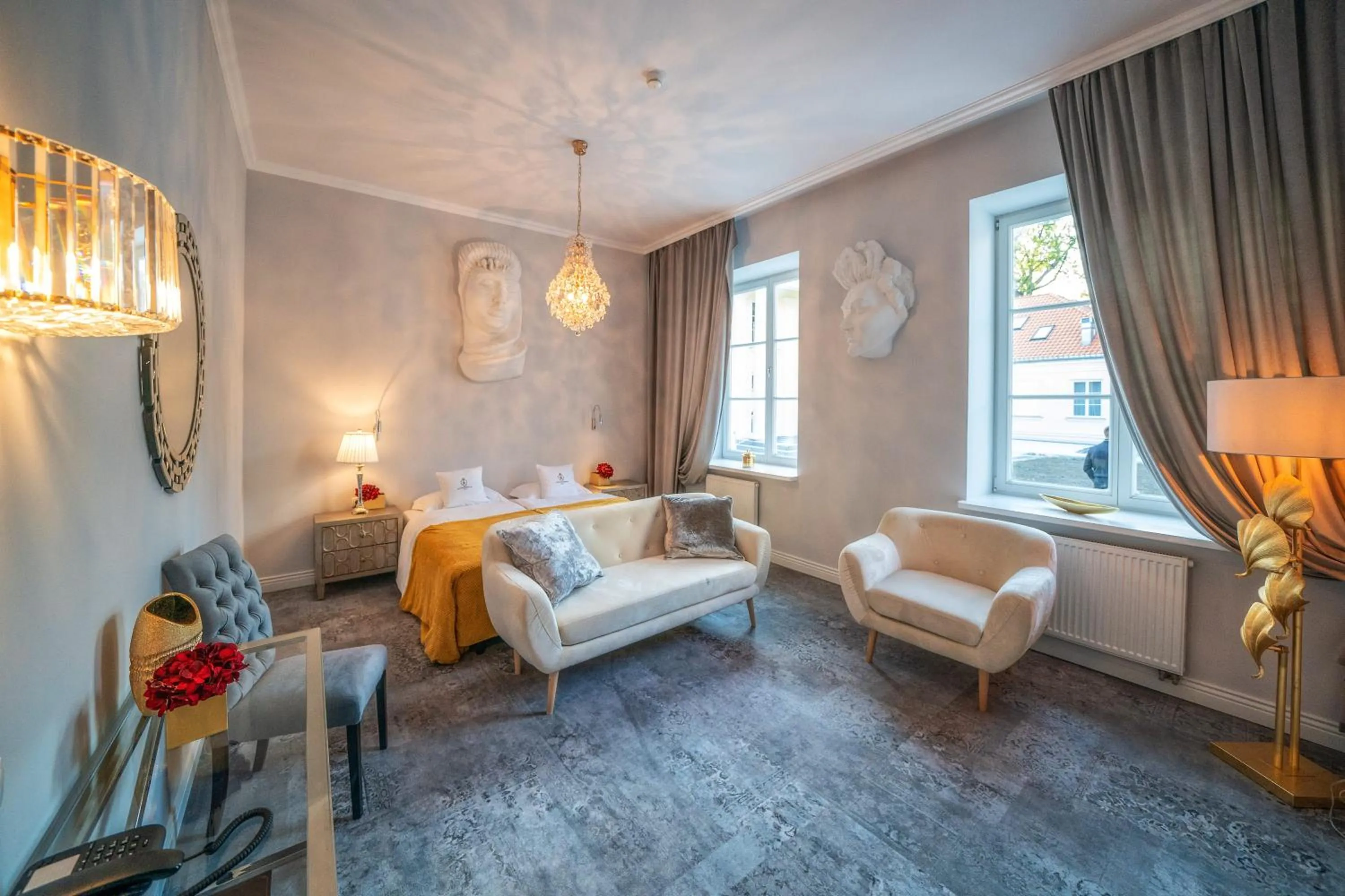 Bedroom, Bed in Hotel Pałac Alexandrinum