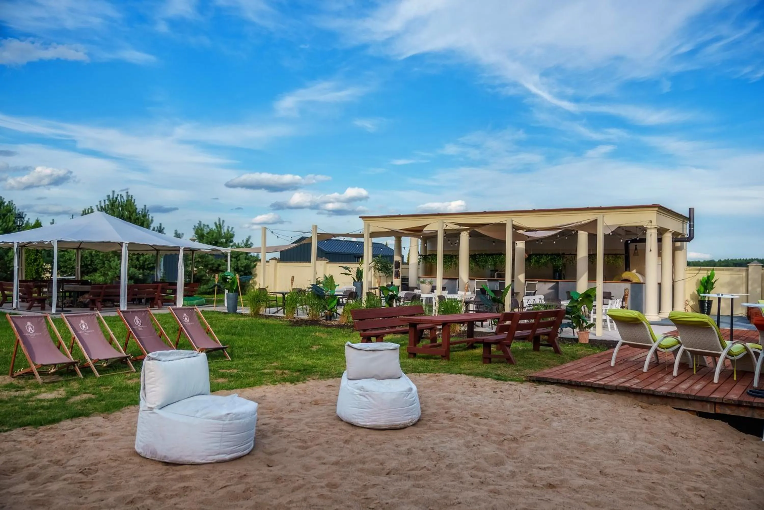 sunbed in Hotel Pałac Alexandrinum