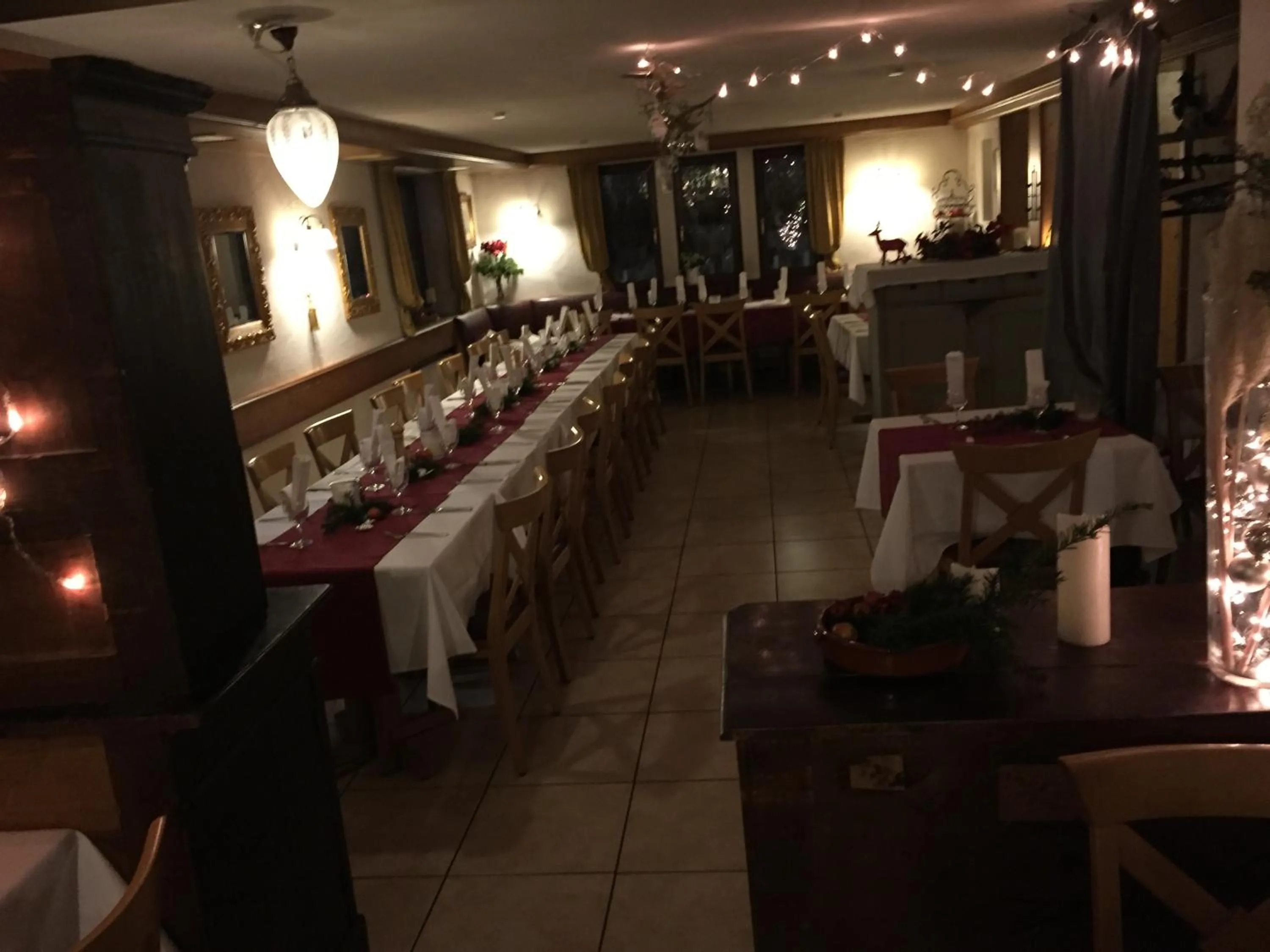 Dining area in Hotel Krone