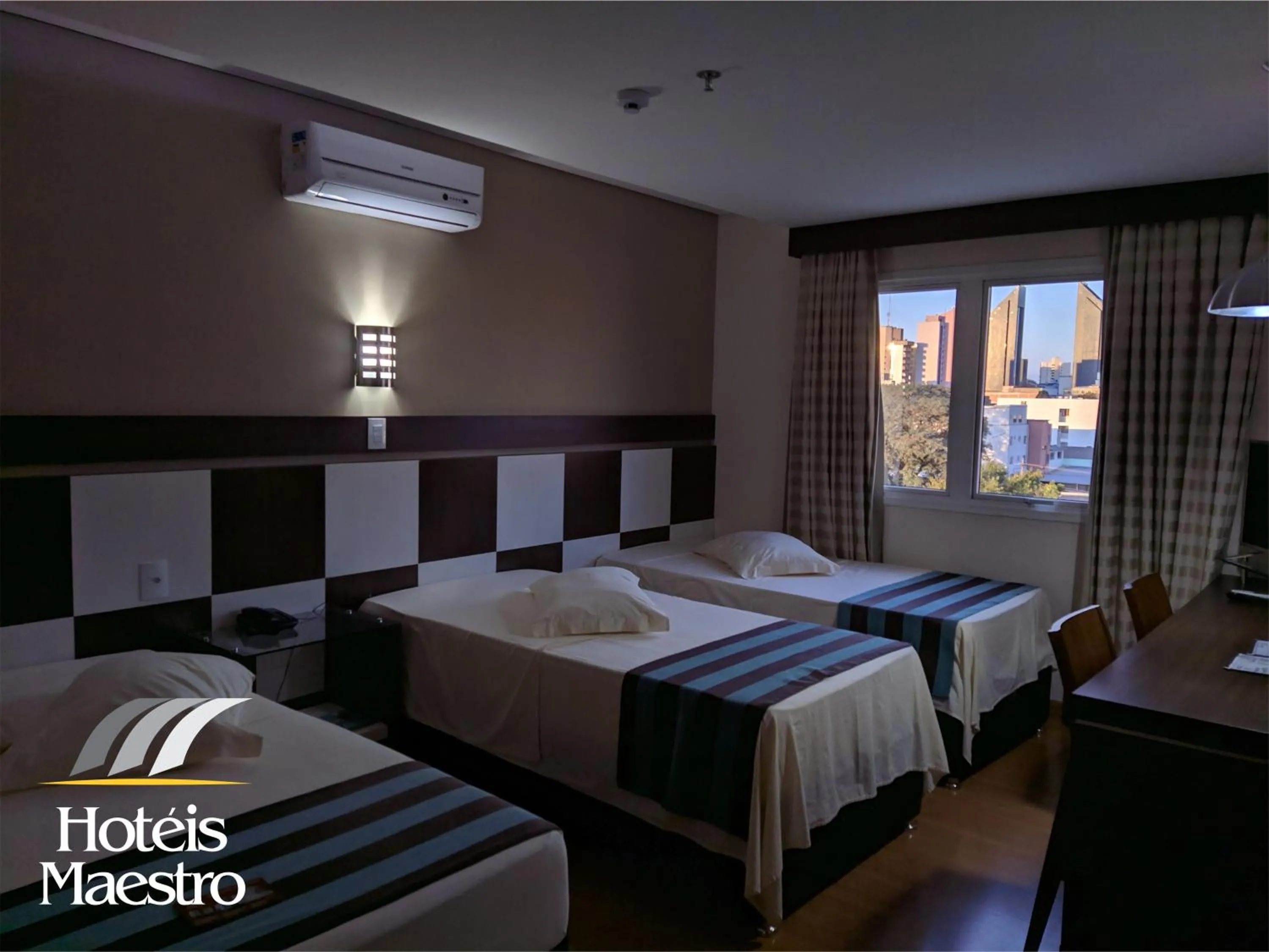 Photo of the whole room, Bed in Hotel Maestro Premium Cascavel