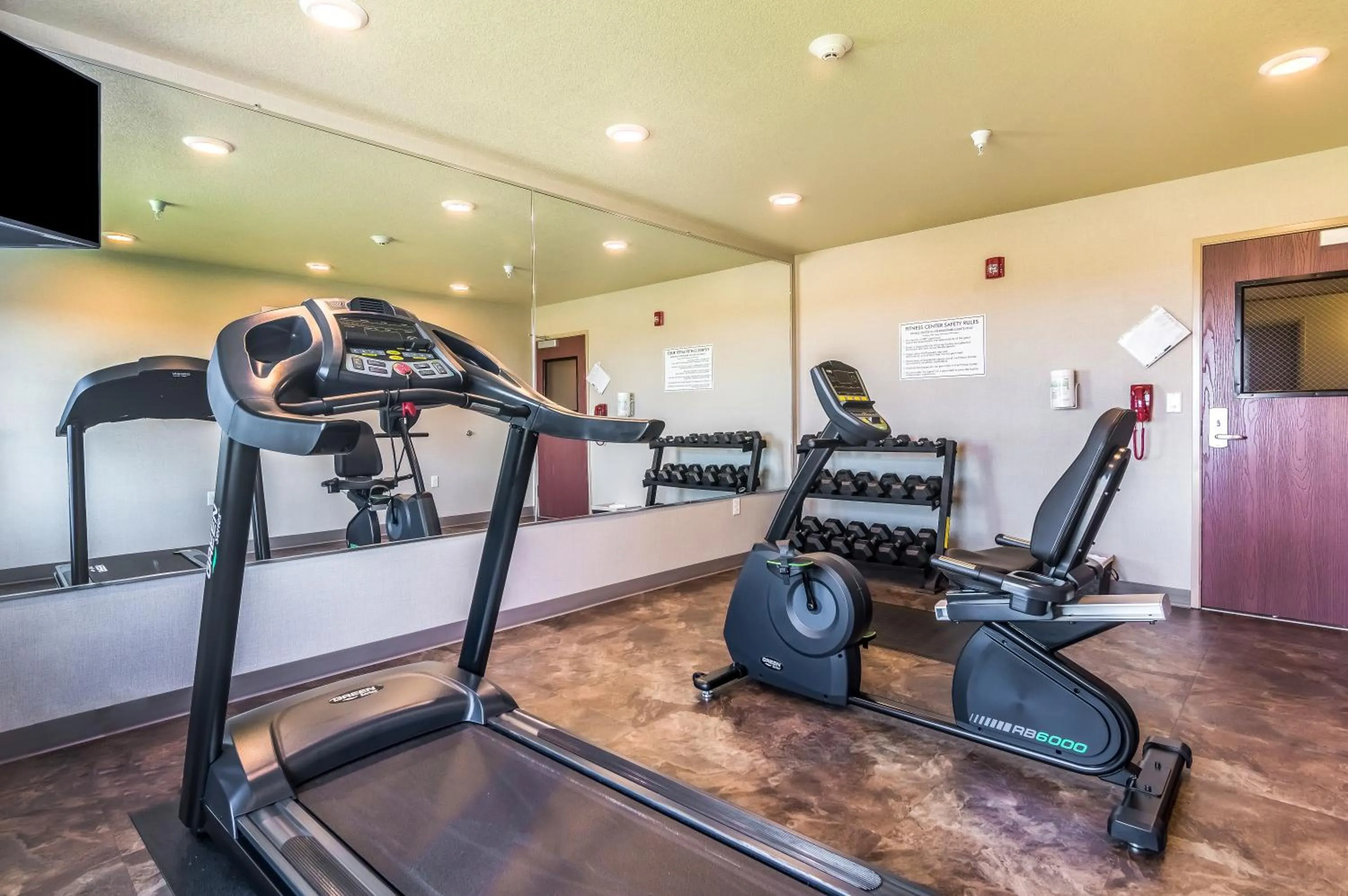 Fitness centre/facilities in Cobblestone Inn & Suites - Lakin