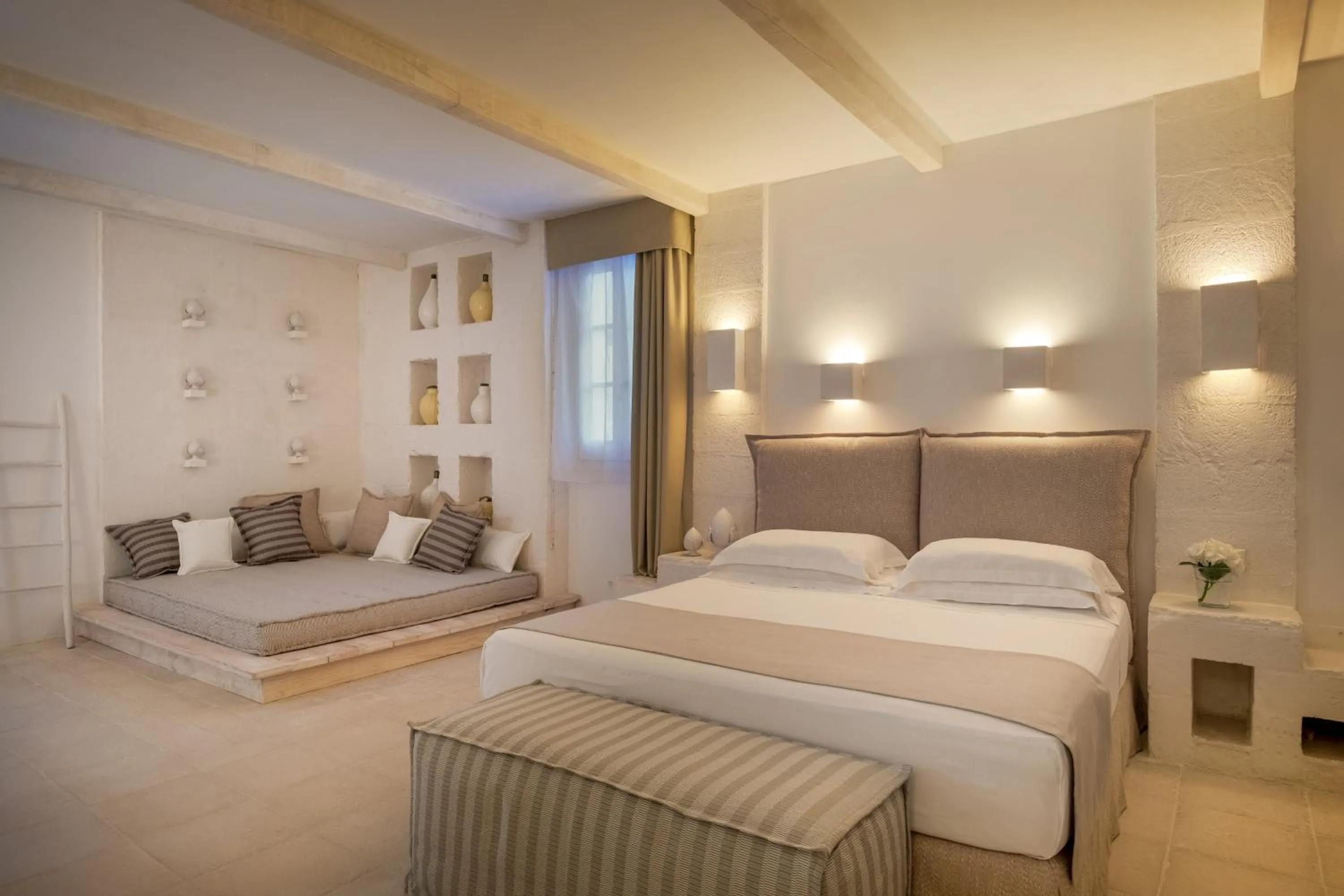 Photo of the whole room, Bed in Baglioni Masseria Muzza Resort & Spa