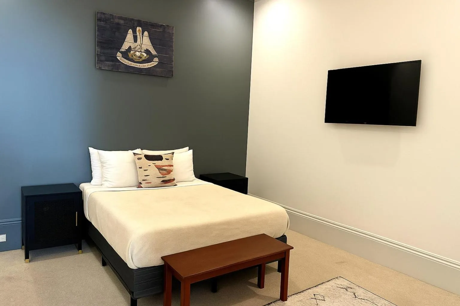 Bed in Catahoula Hotel New Orleans