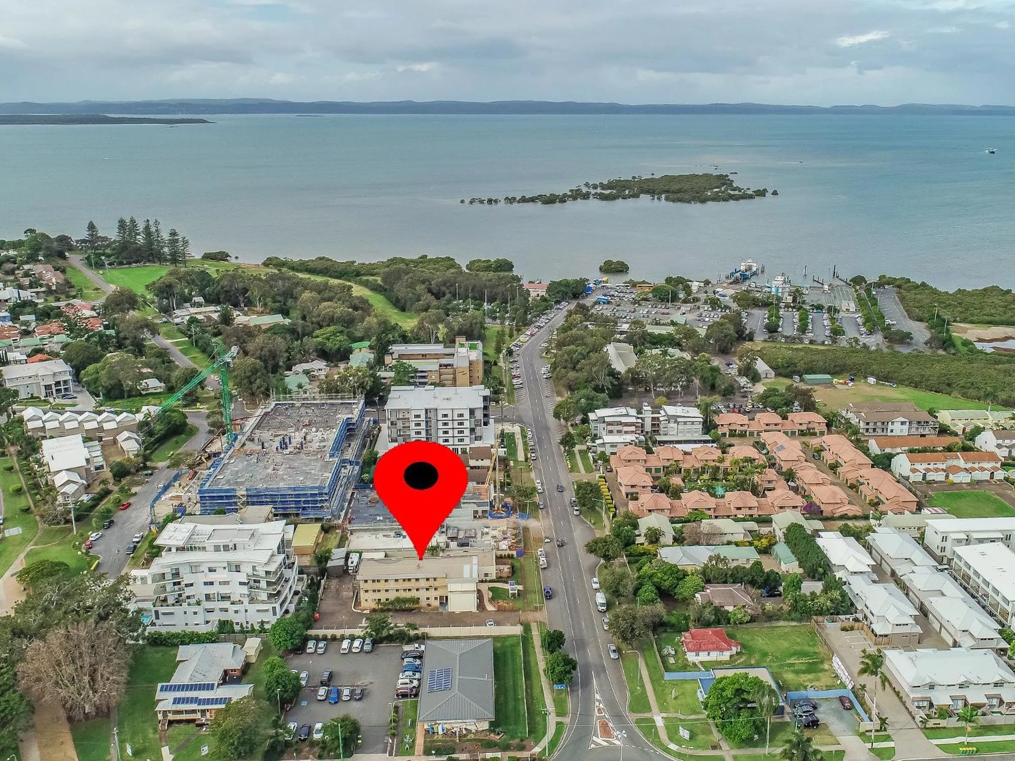 Bird's eye view in Bay Air Motel