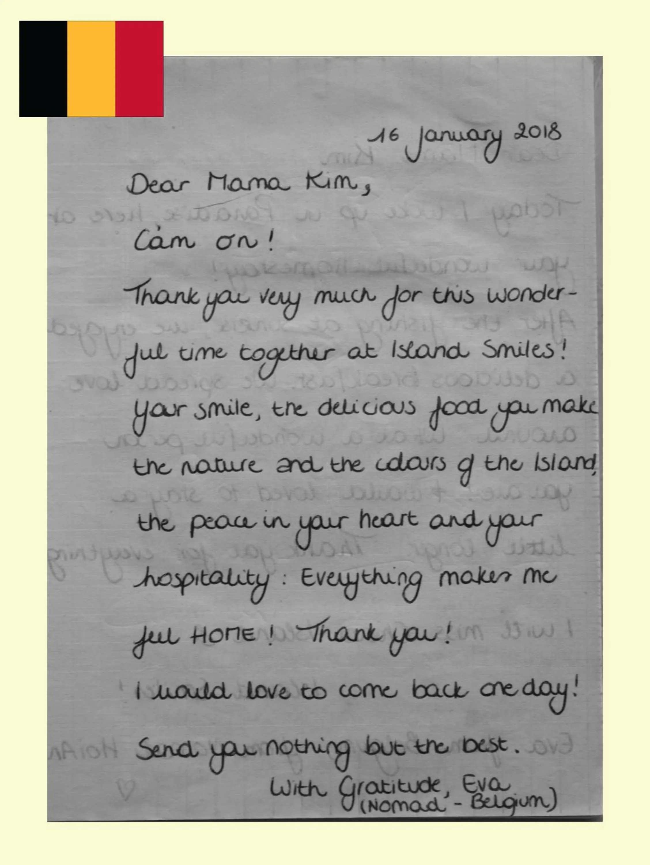 Certificate/Award in Cham Island Smiles Homestay