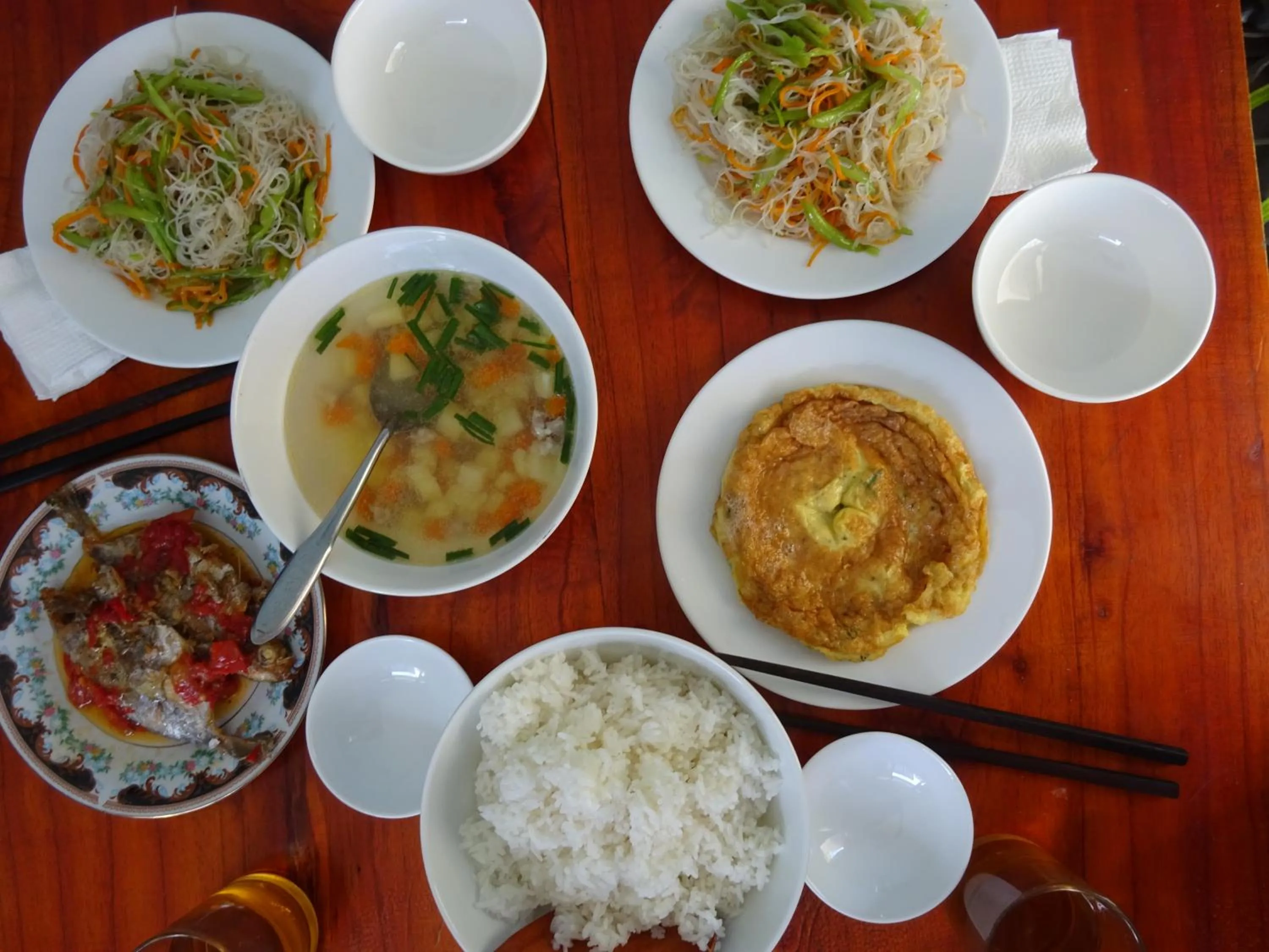 Food in Cham Island Smiles Homestay