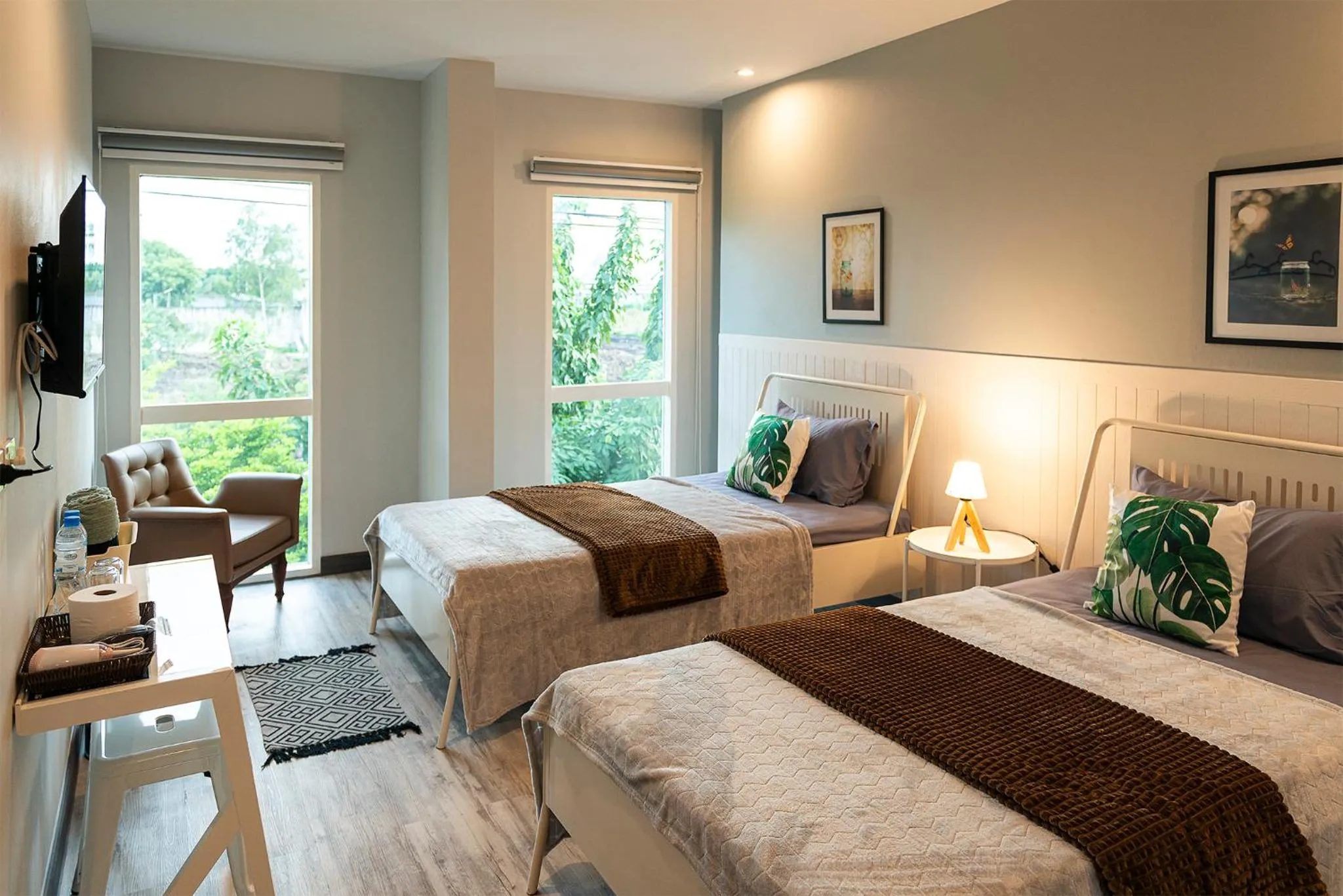 Photo of the whole room, Bed in I Rich Residence