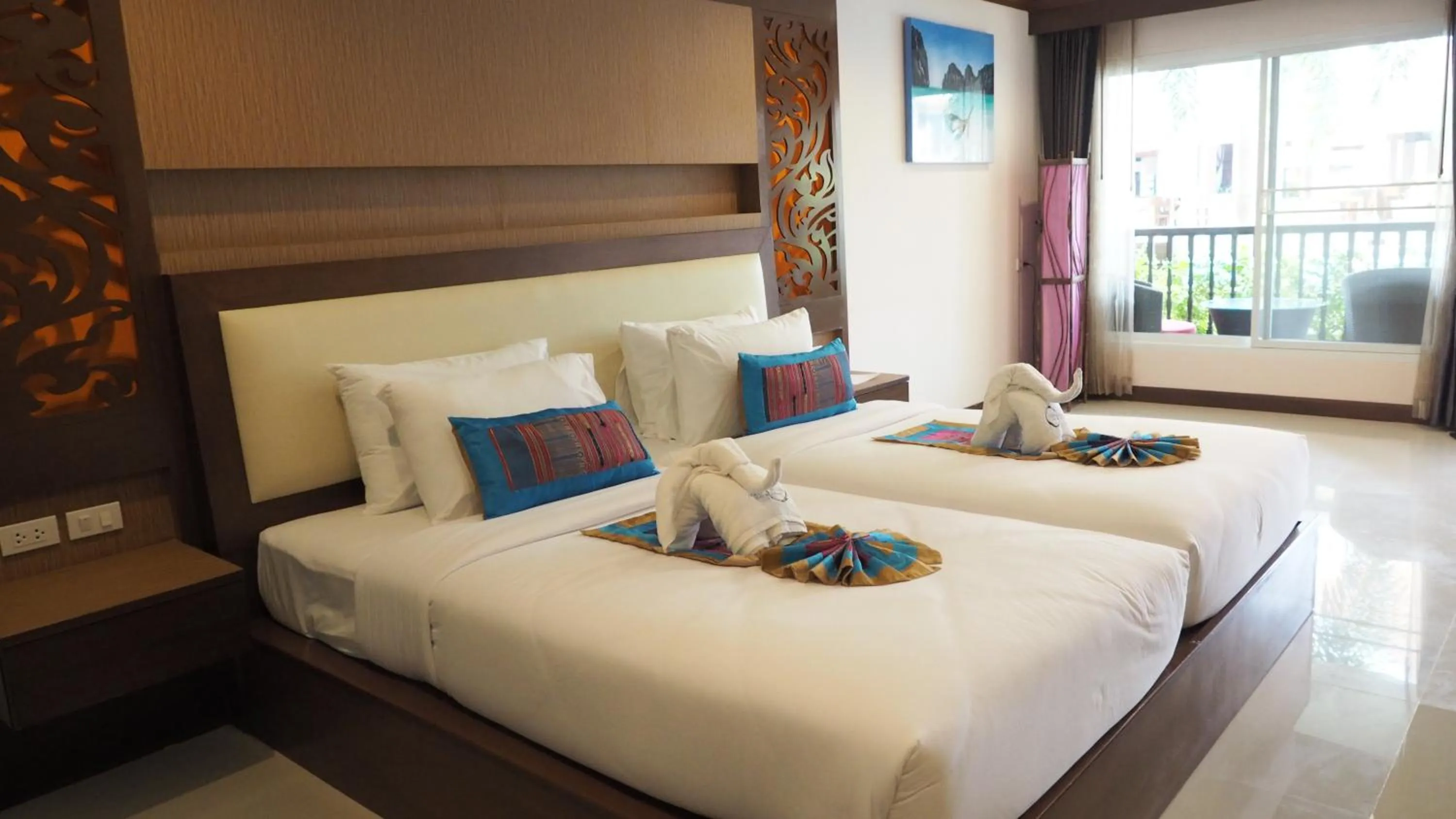 Bedroom, Bed in Chivatara Resort Bang Tao Beach Phuket - SHA