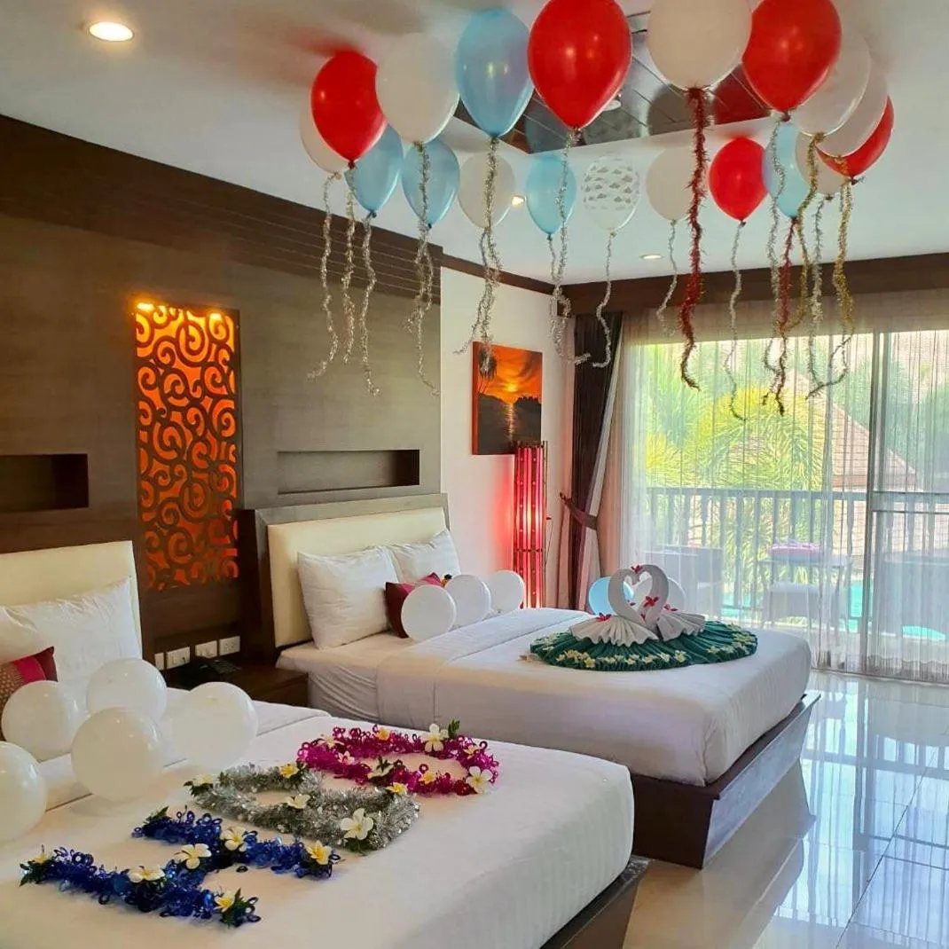 Bed in Chivatara Resort Bang Tao Beach Phuket - SHA