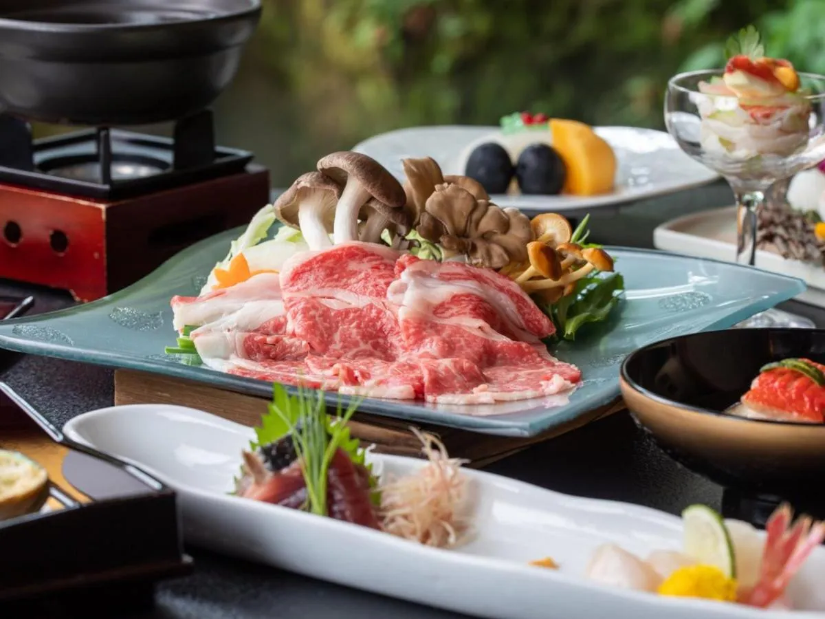 Dinner in Suwa Grand Shrine Kameya Inn