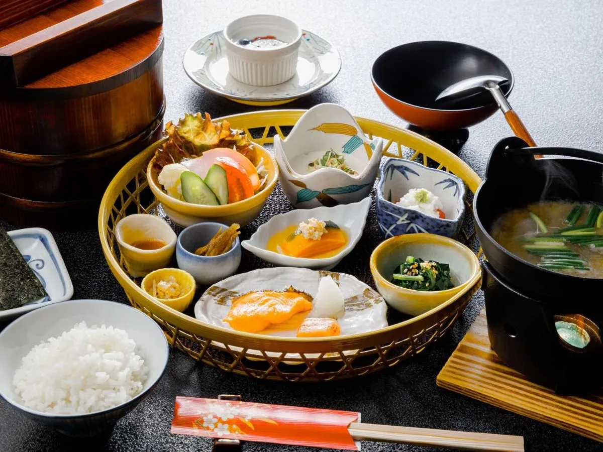 Breakfast in Suwa Grand Shrine Kameya Inn