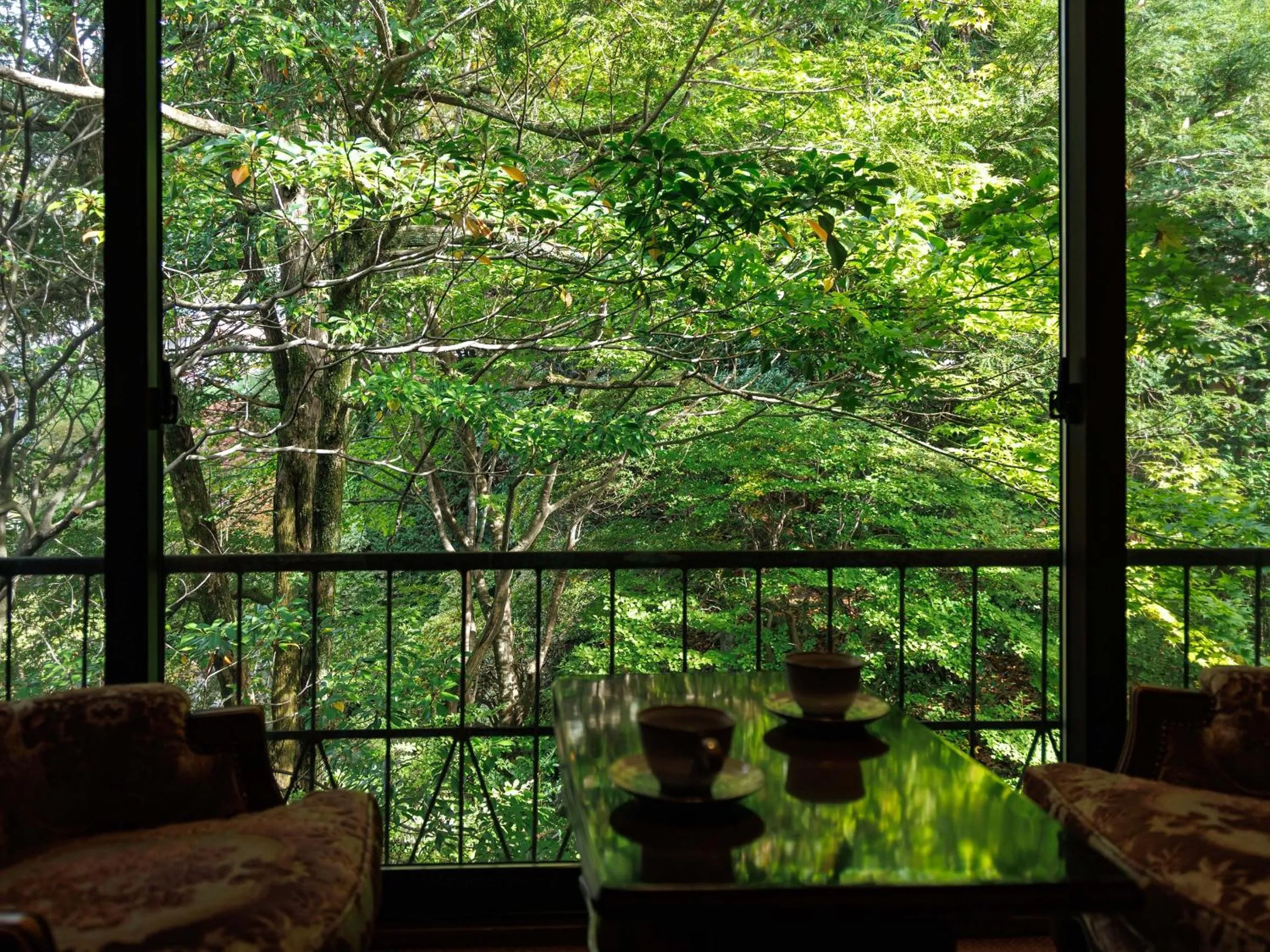 Garden in Suwa Grand Shrine Kameya Inn