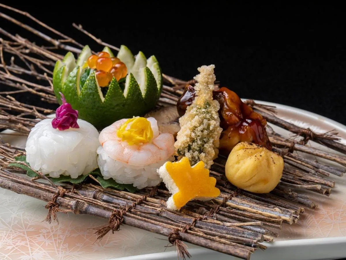 Dinner in Suwa Grand Shrine Kameya Inn