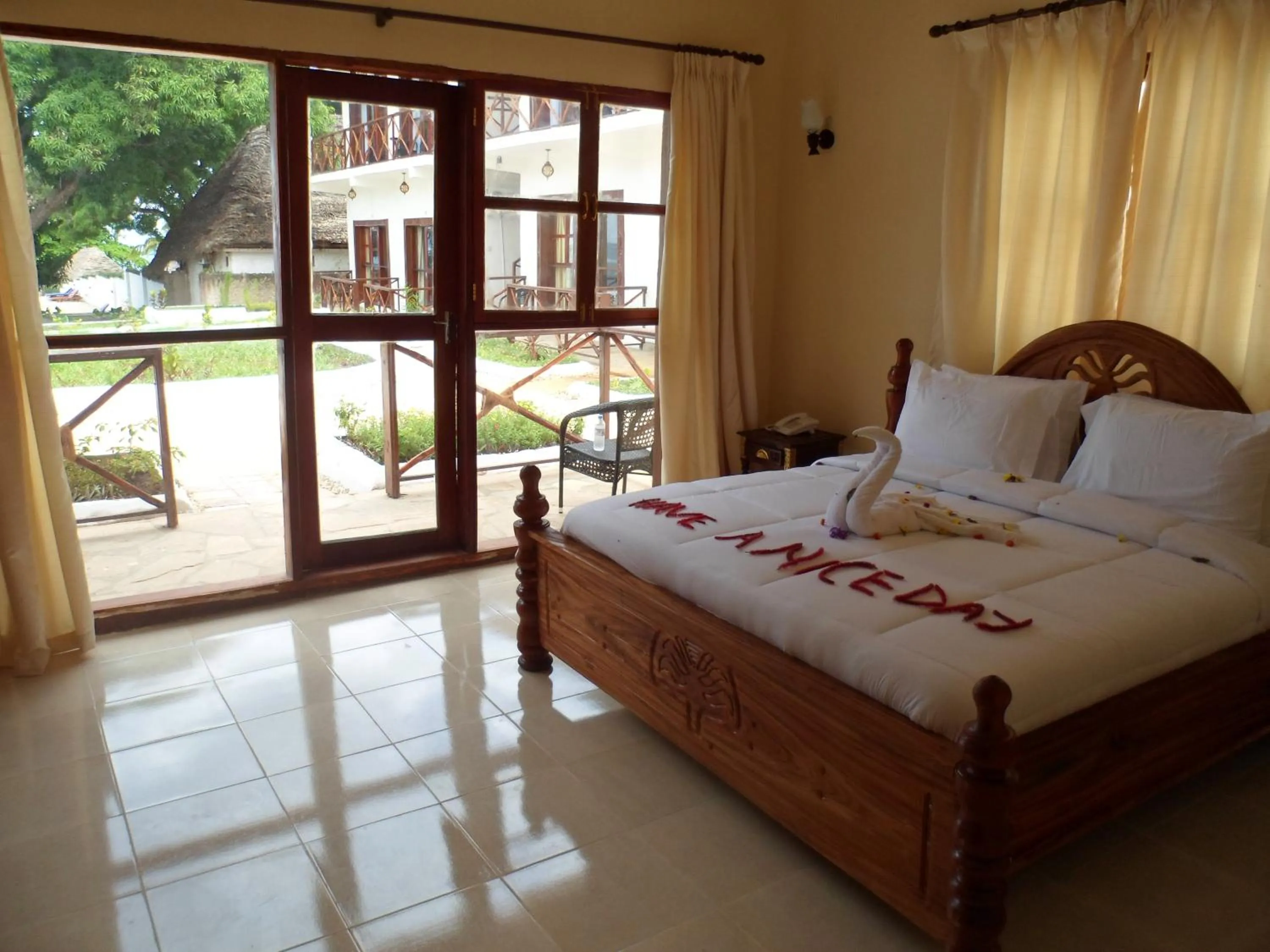 Day, Bed in Zanzibar Ocean View Hotel