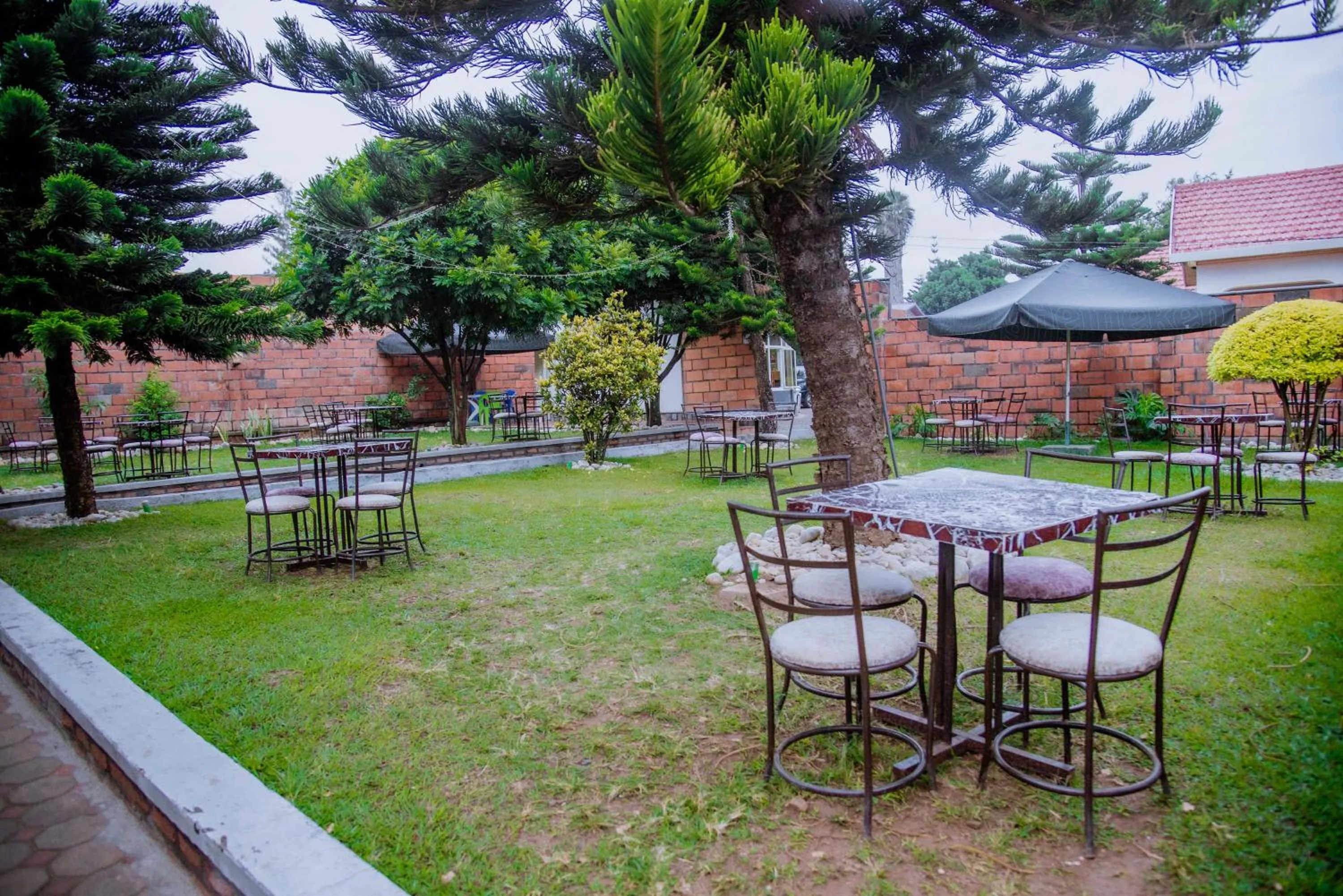 Garden view in Martin Aviator Hotel