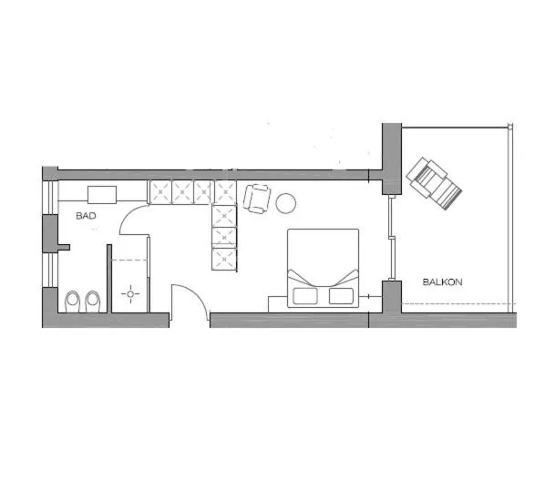 Floor plan in Brühl Suites&Residence