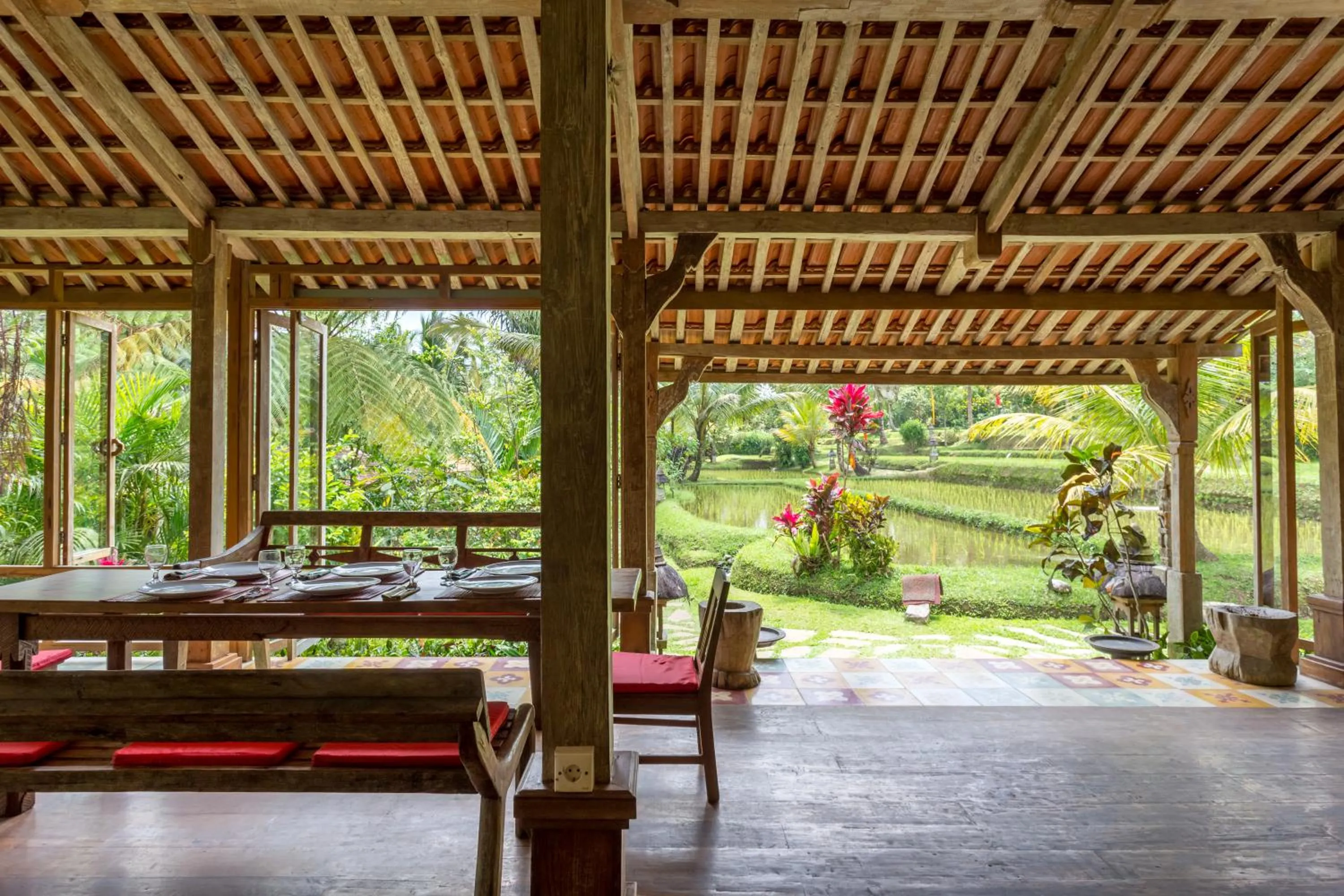 Seating area in Prana Dewi Mountain Resort