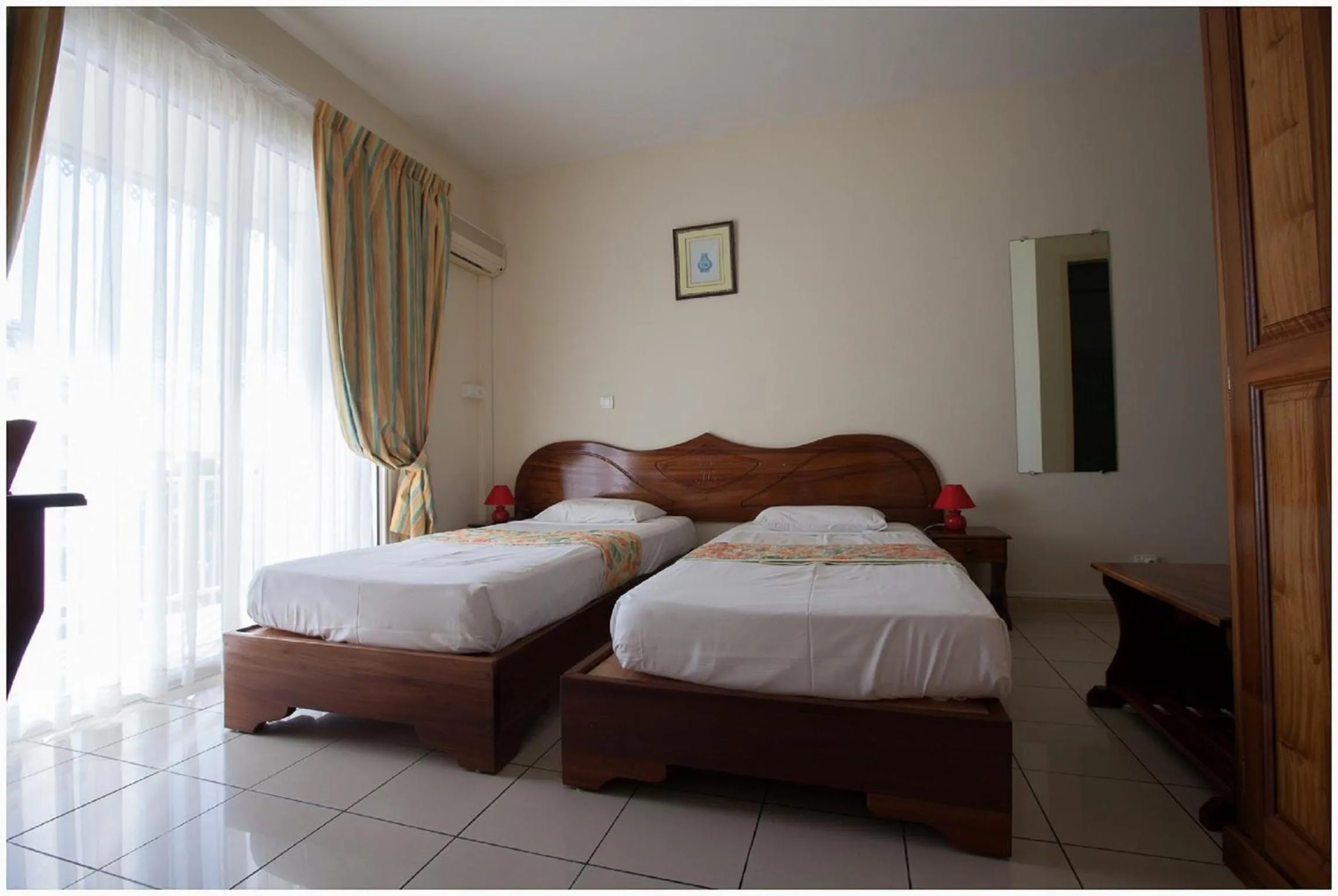 Bedroom, Bed in La Fournaise Hotel Restaurant