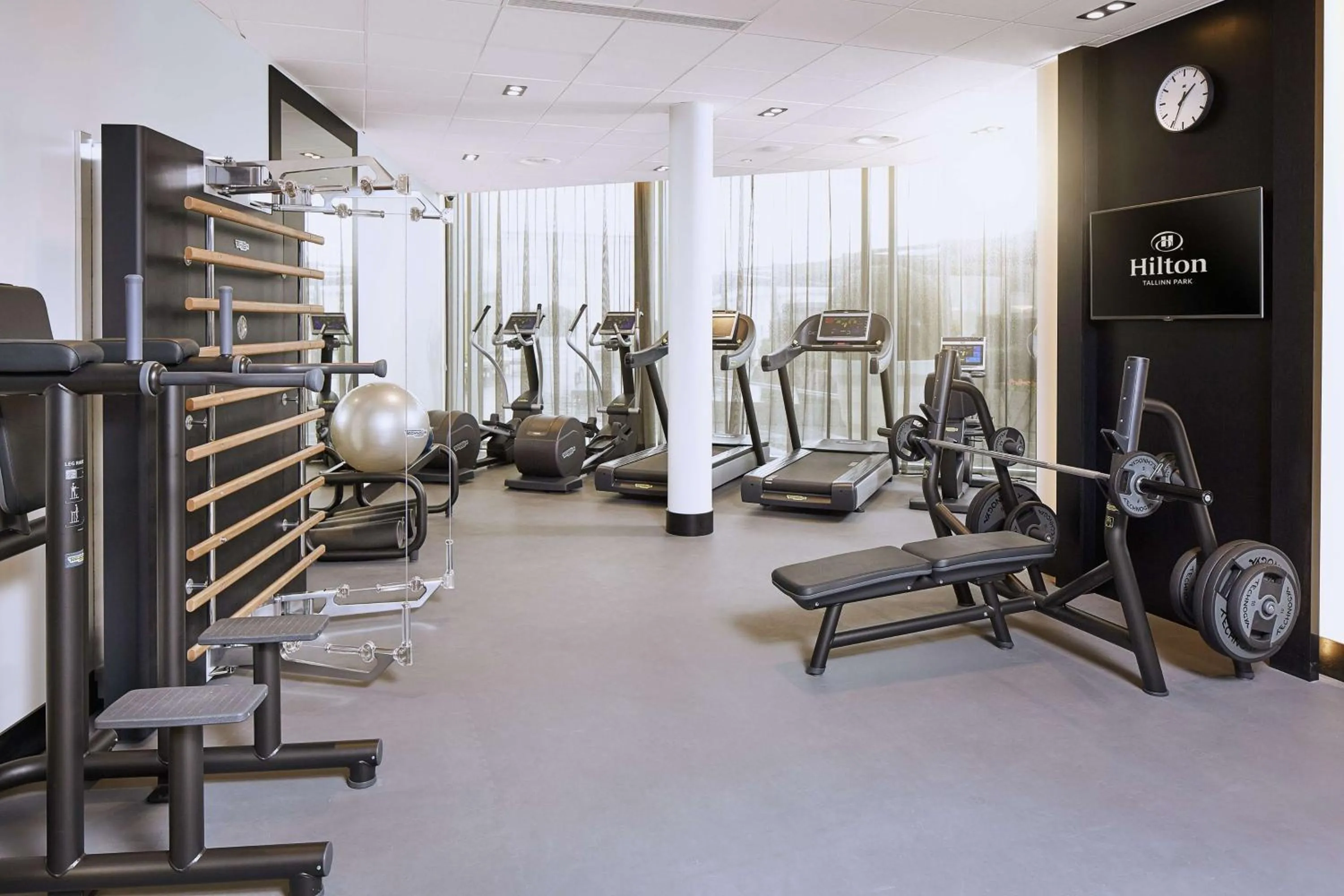 Fitness centre/facilities in Hilton Tallinn Park