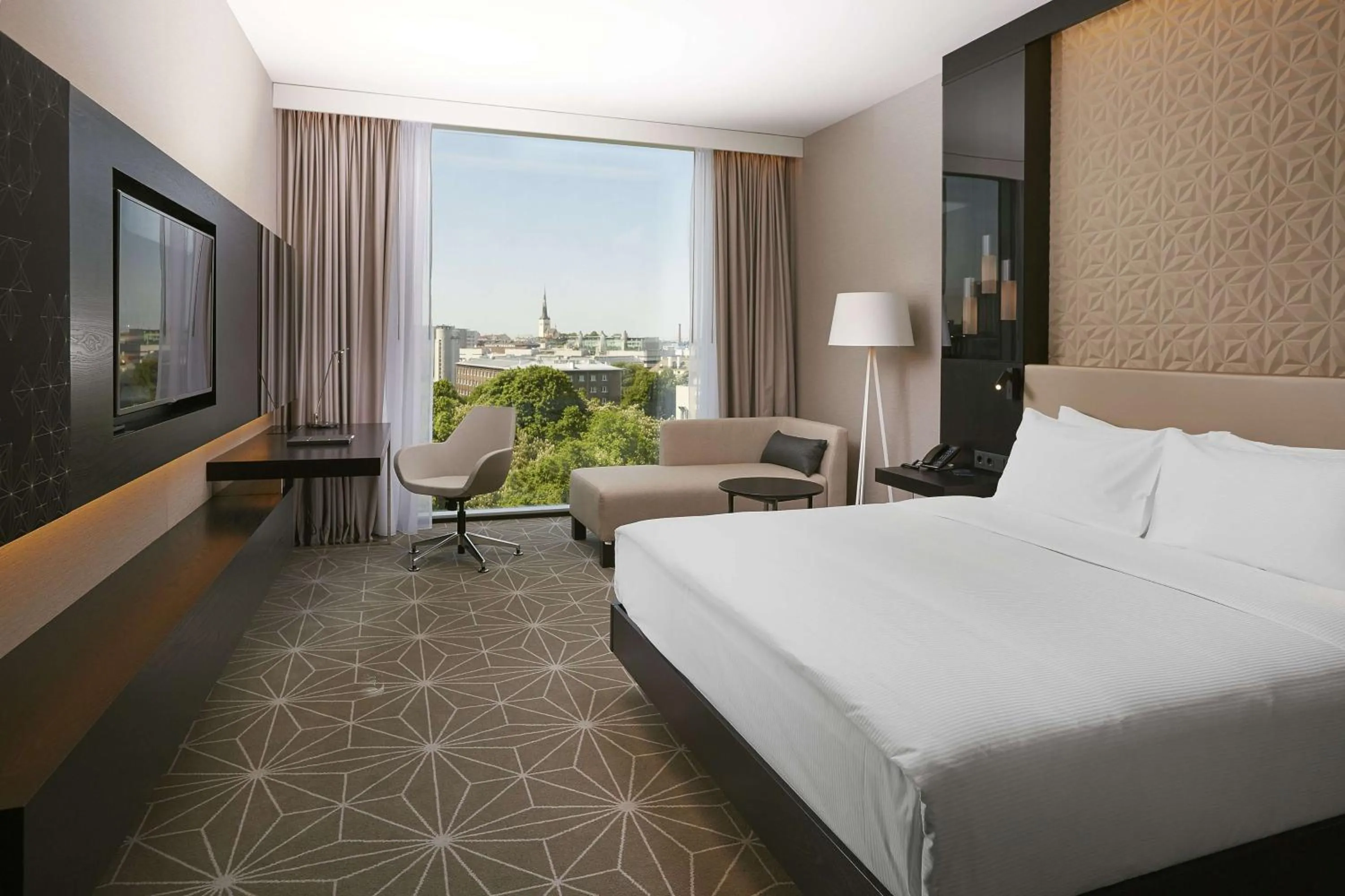 Bed in Hilton Tallinn Park