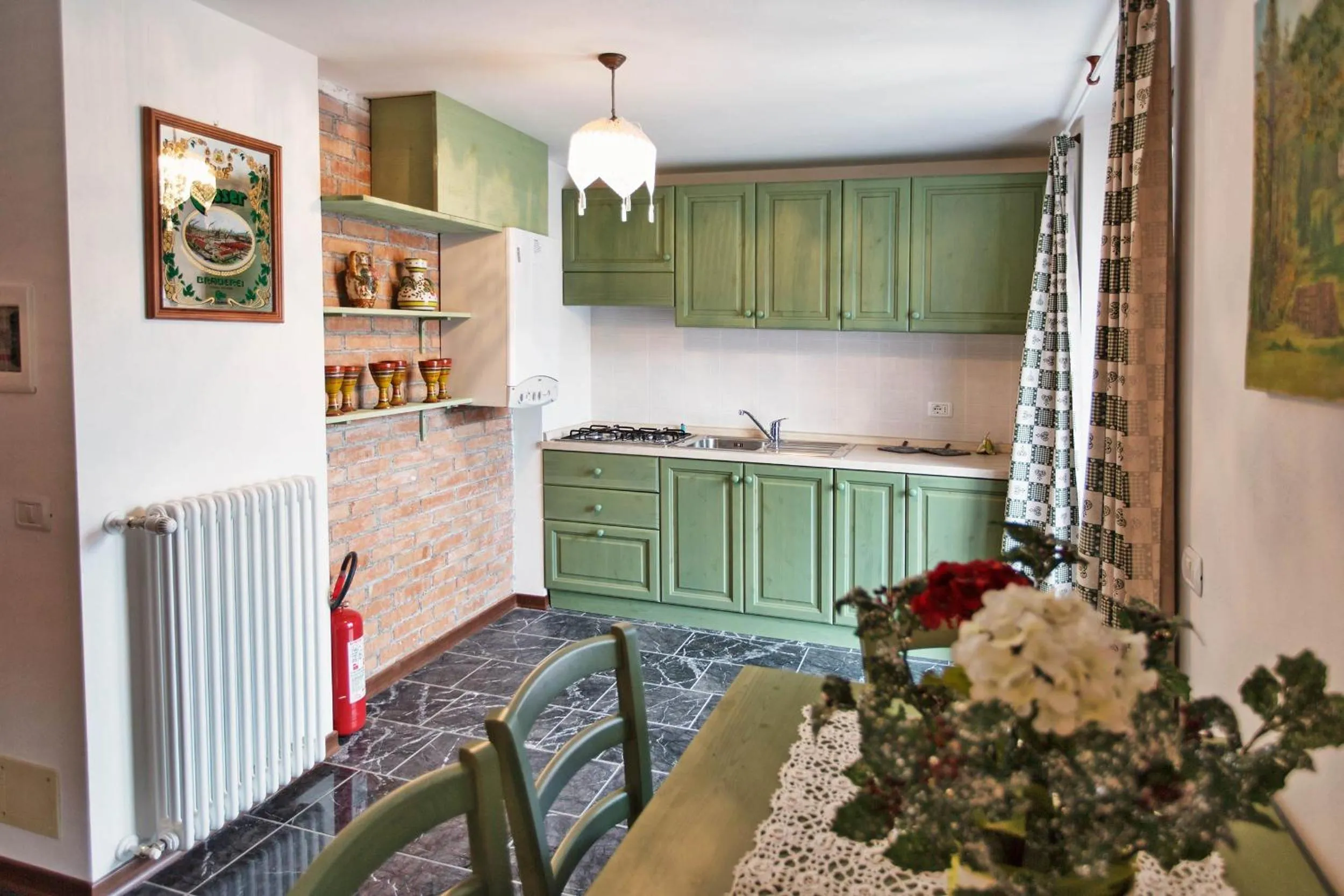 Kitchen or kitchenette in Albergo Diffuso "Col Gentile" Socchieve