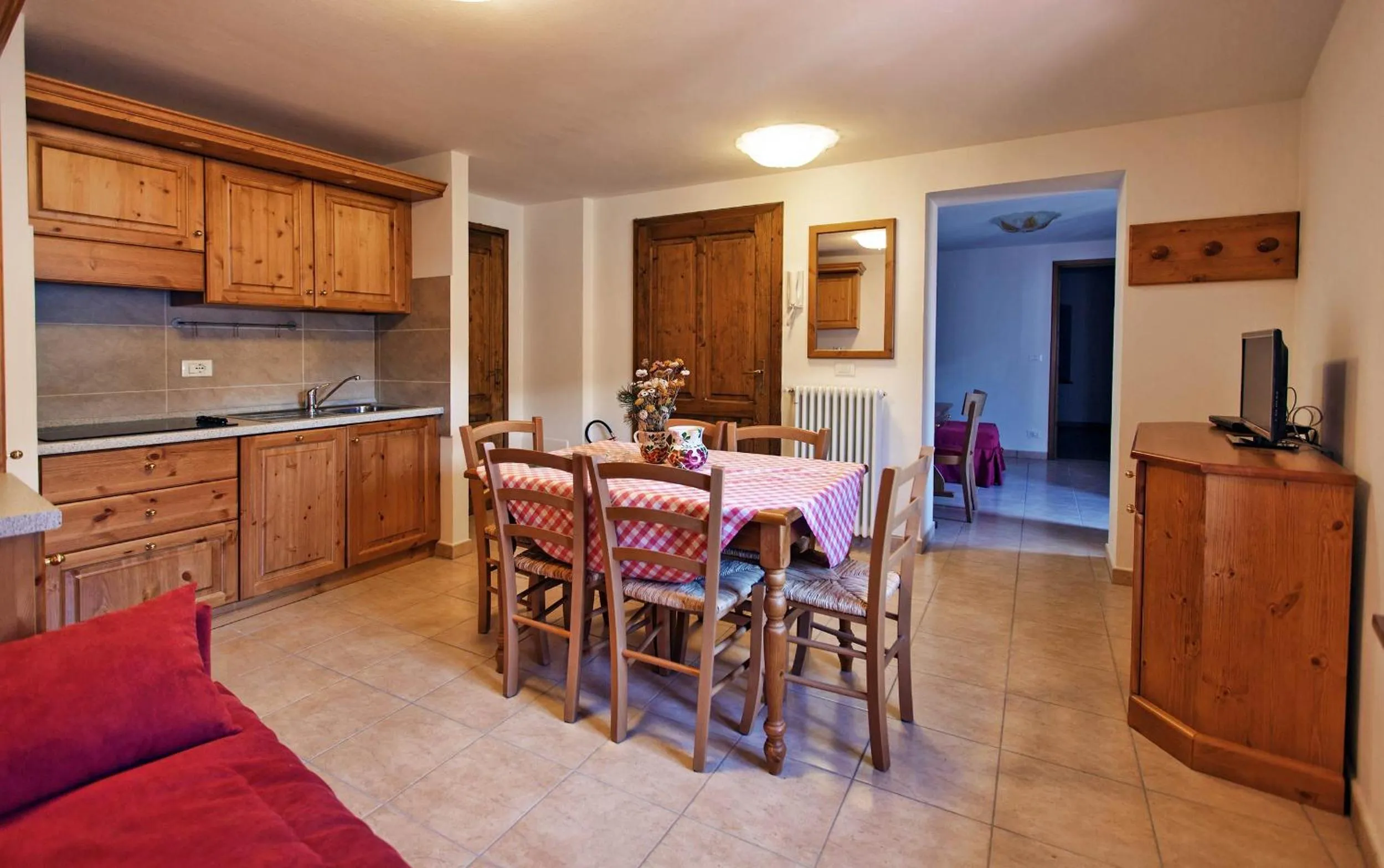 Kitchen or kitchenette in Albergo Diffuso "Col Gentile" Socchieve