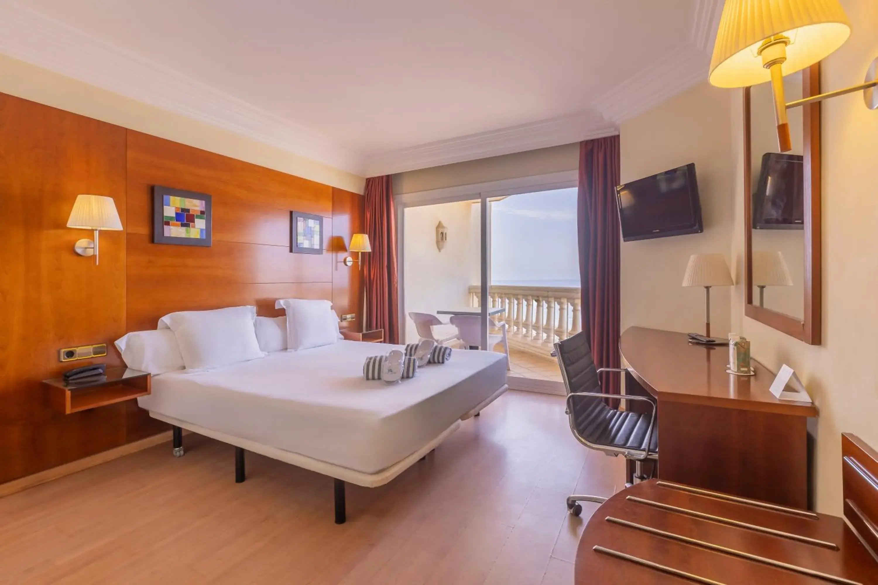 Bedroom, Bed in Hotel Moon Dreams Portomagno Bedroom, Bed in Hotel Moon Dreams Portomagno