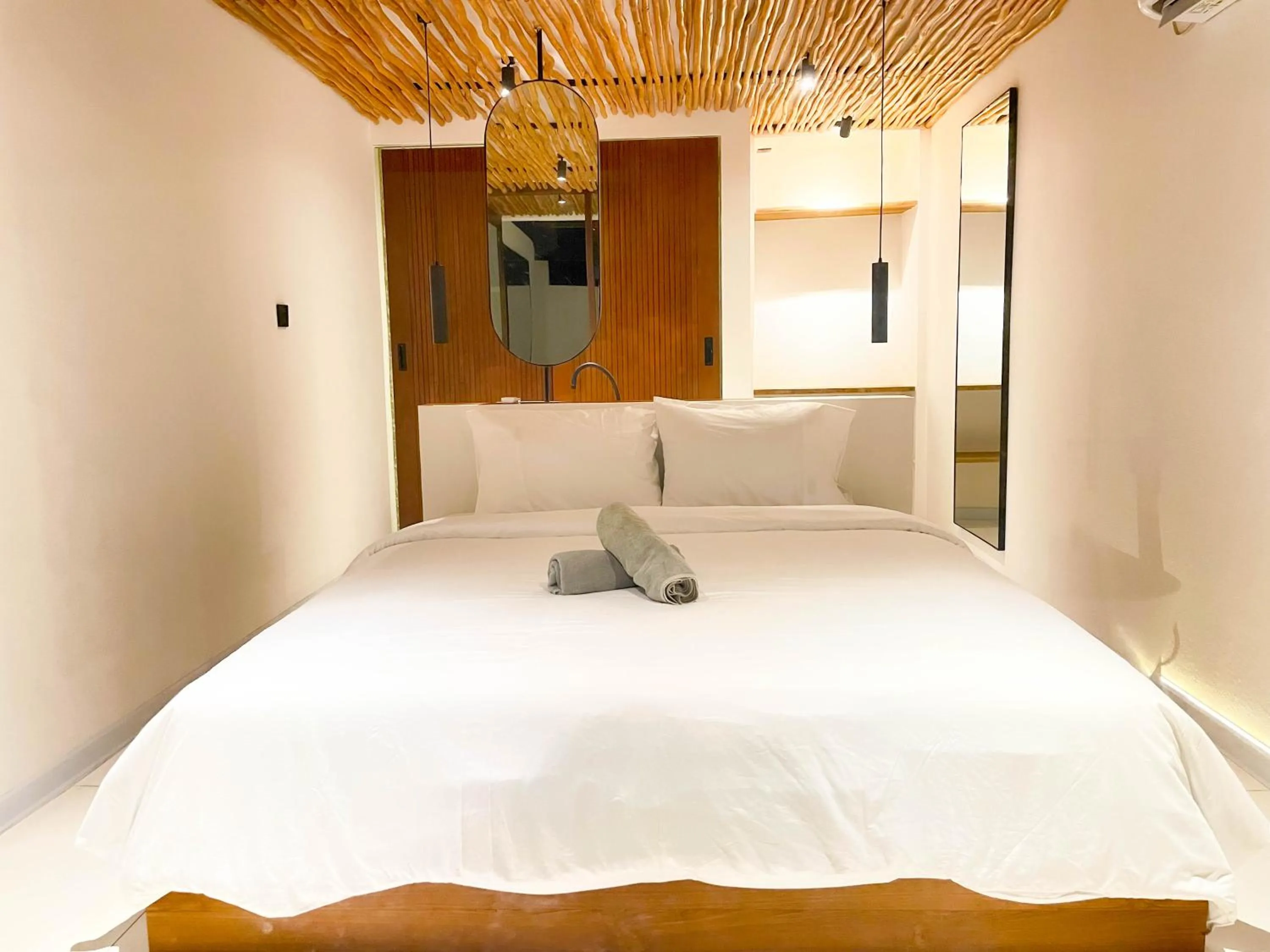 Bed in PNB Beach Resort