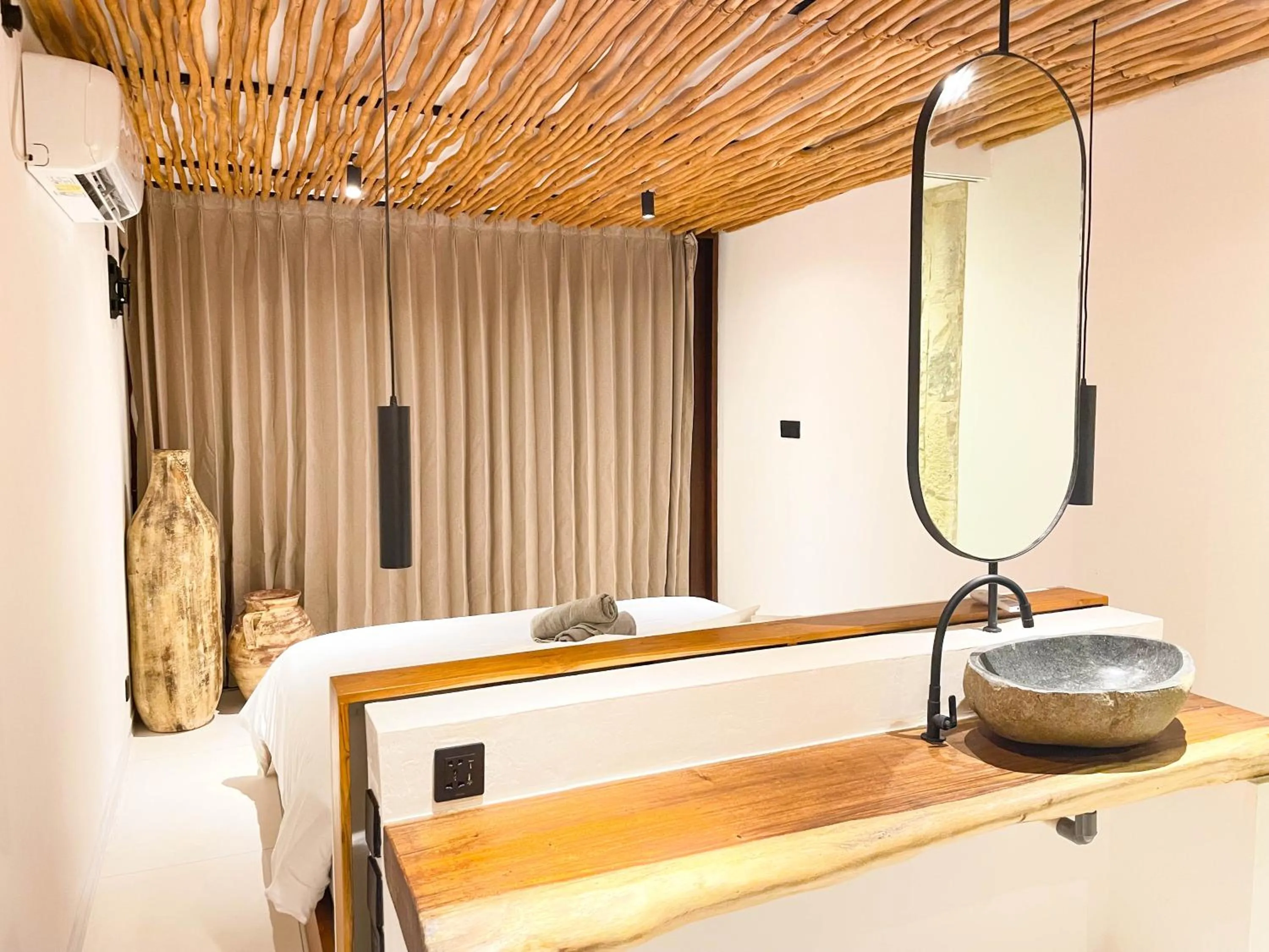 Bed in PNB Beach Resort